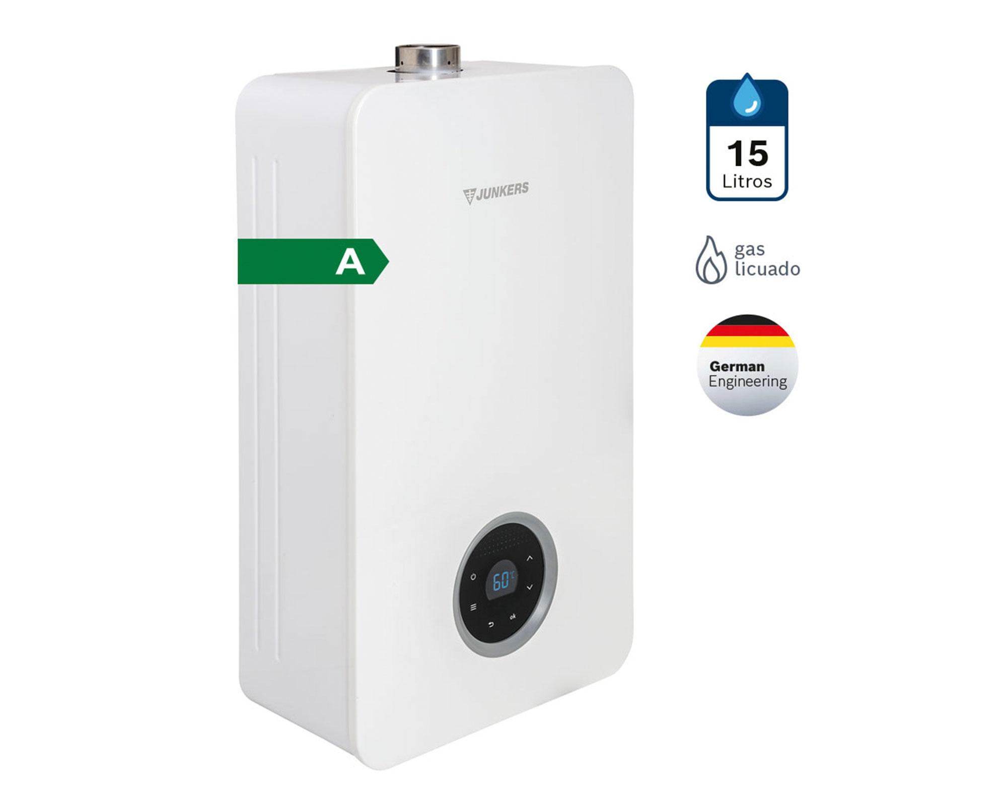 Calefont tiro forzado 15 lt gas licuado WTD15-KME Junkers-2