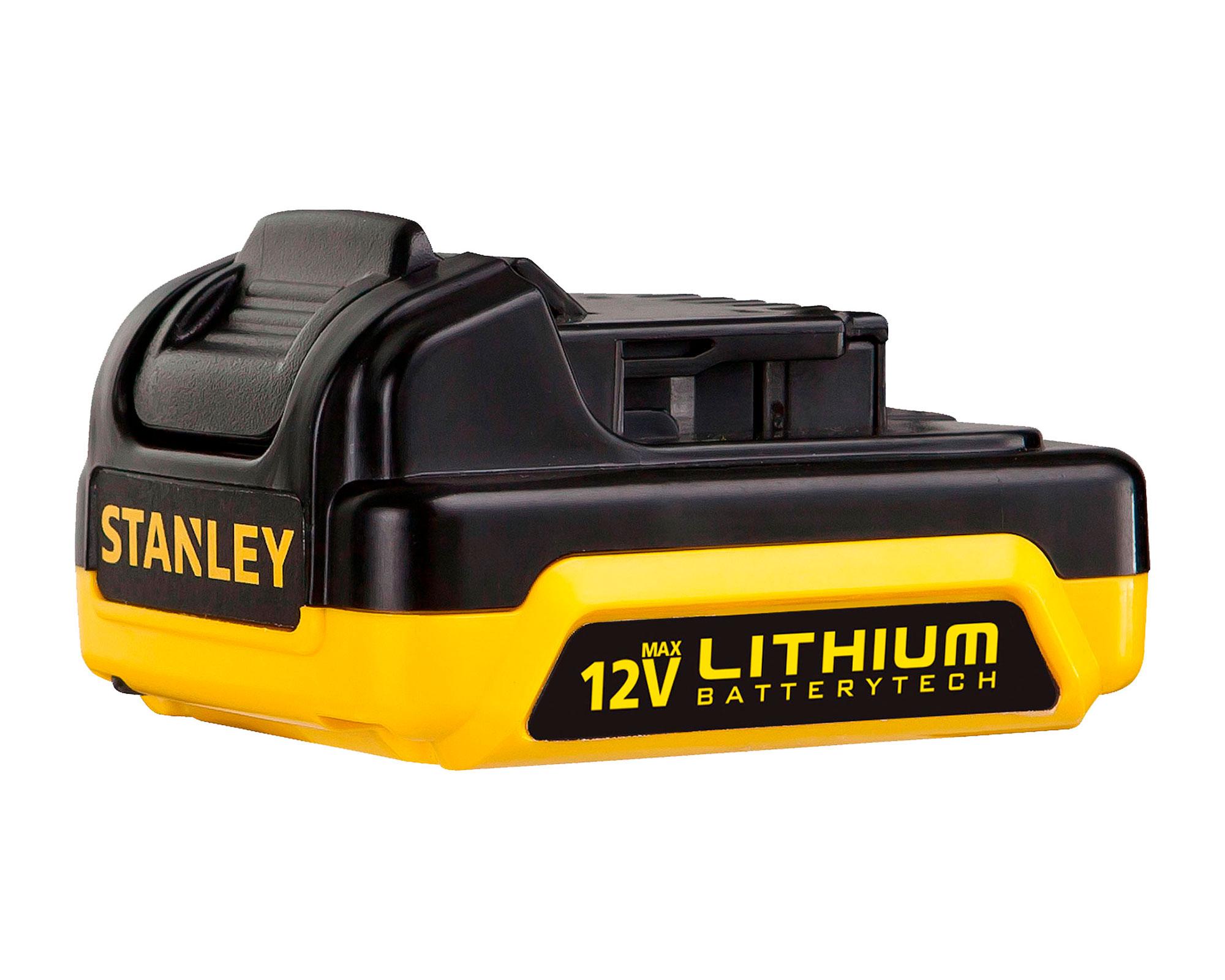 Taladro rotación inalámbrico 12V 10mm SCD121S2K-B2 + 2 baterías 1,5 Ah Stanley-3