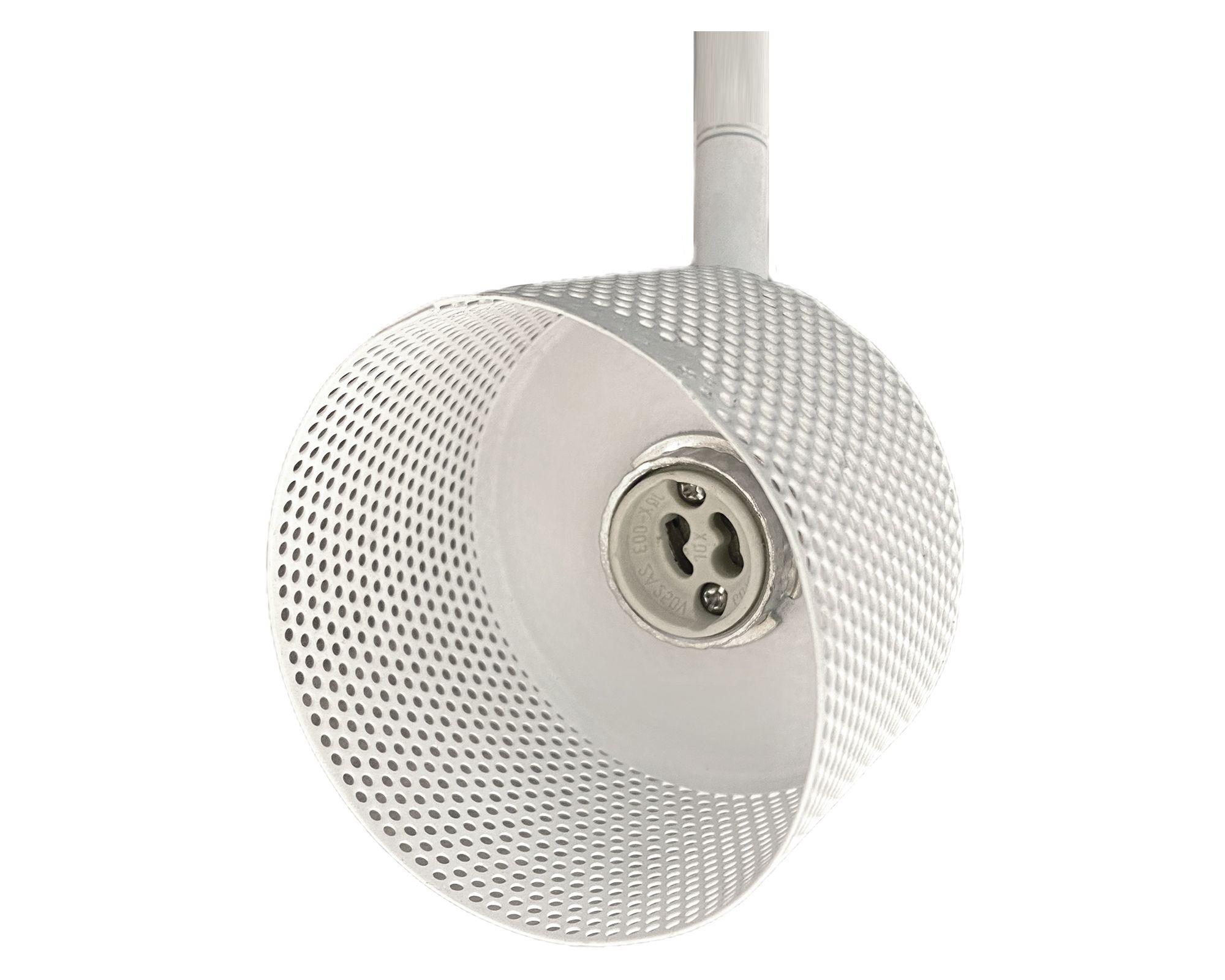 Spot LED 2L GU10 Rejilla blanco-2