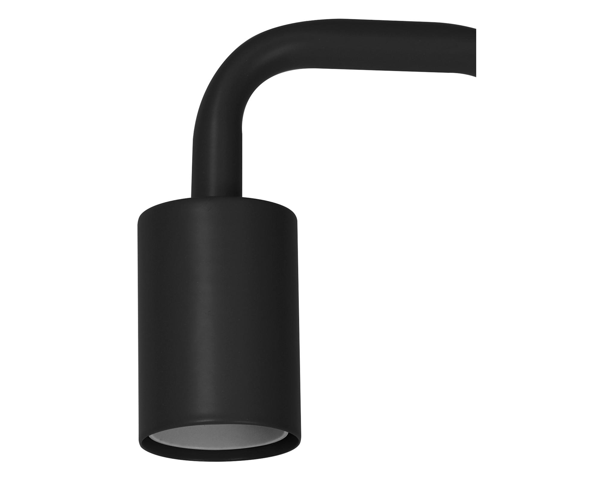 Lámpara pie 1L E27 Neptune 2.0 negro Abitare-2