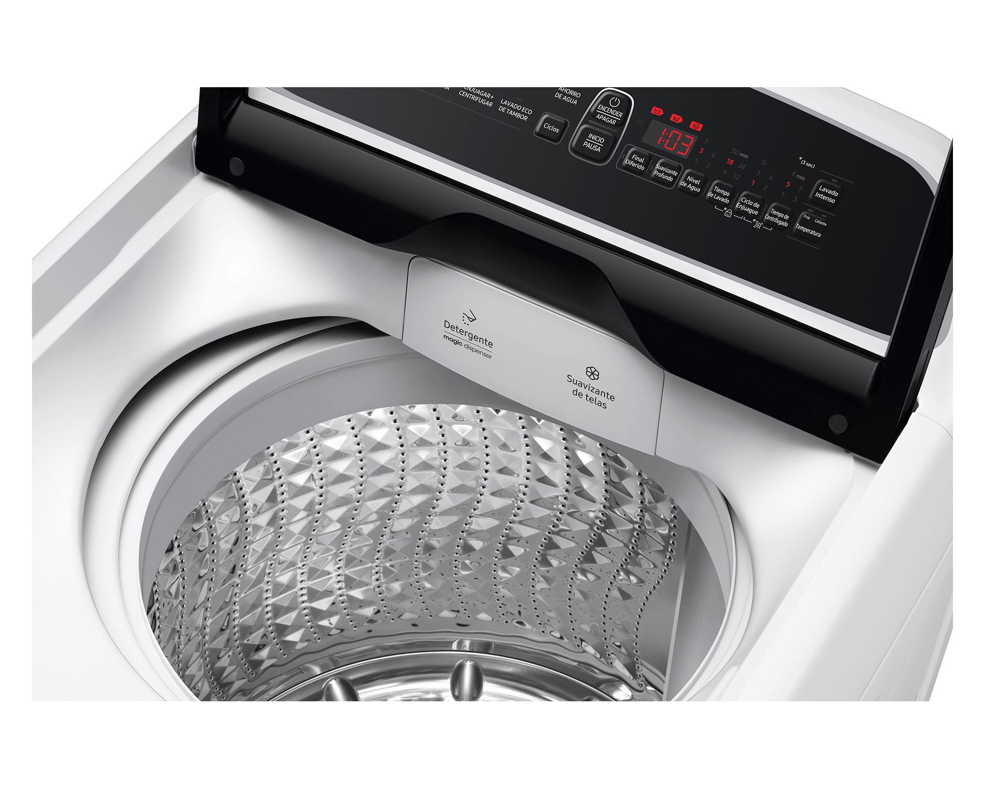 Lavadora carga superior 19 kg WA19T6260BW/ZS Samsung-6