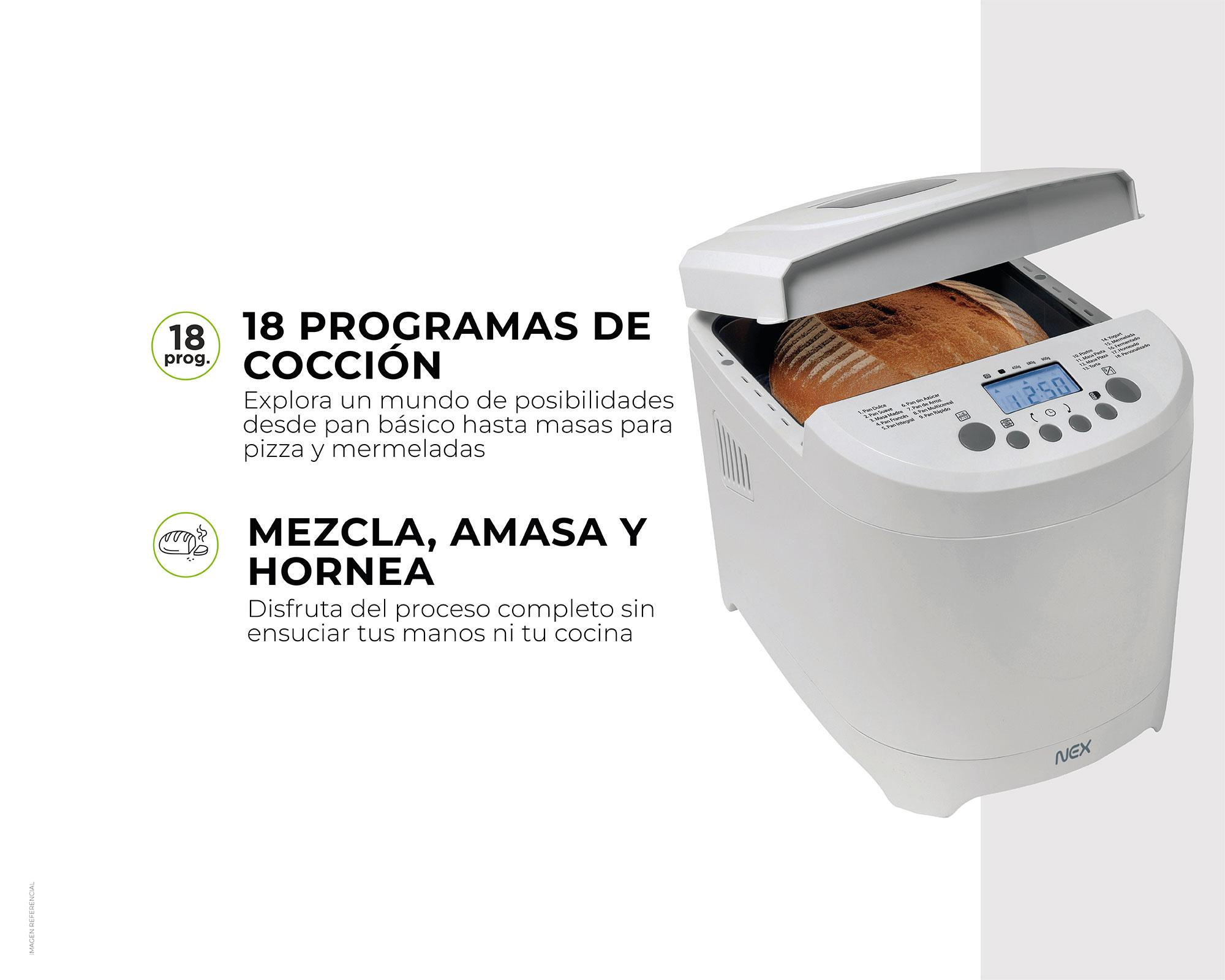 Máquina de pan BM360020 blanco Nex.-4
