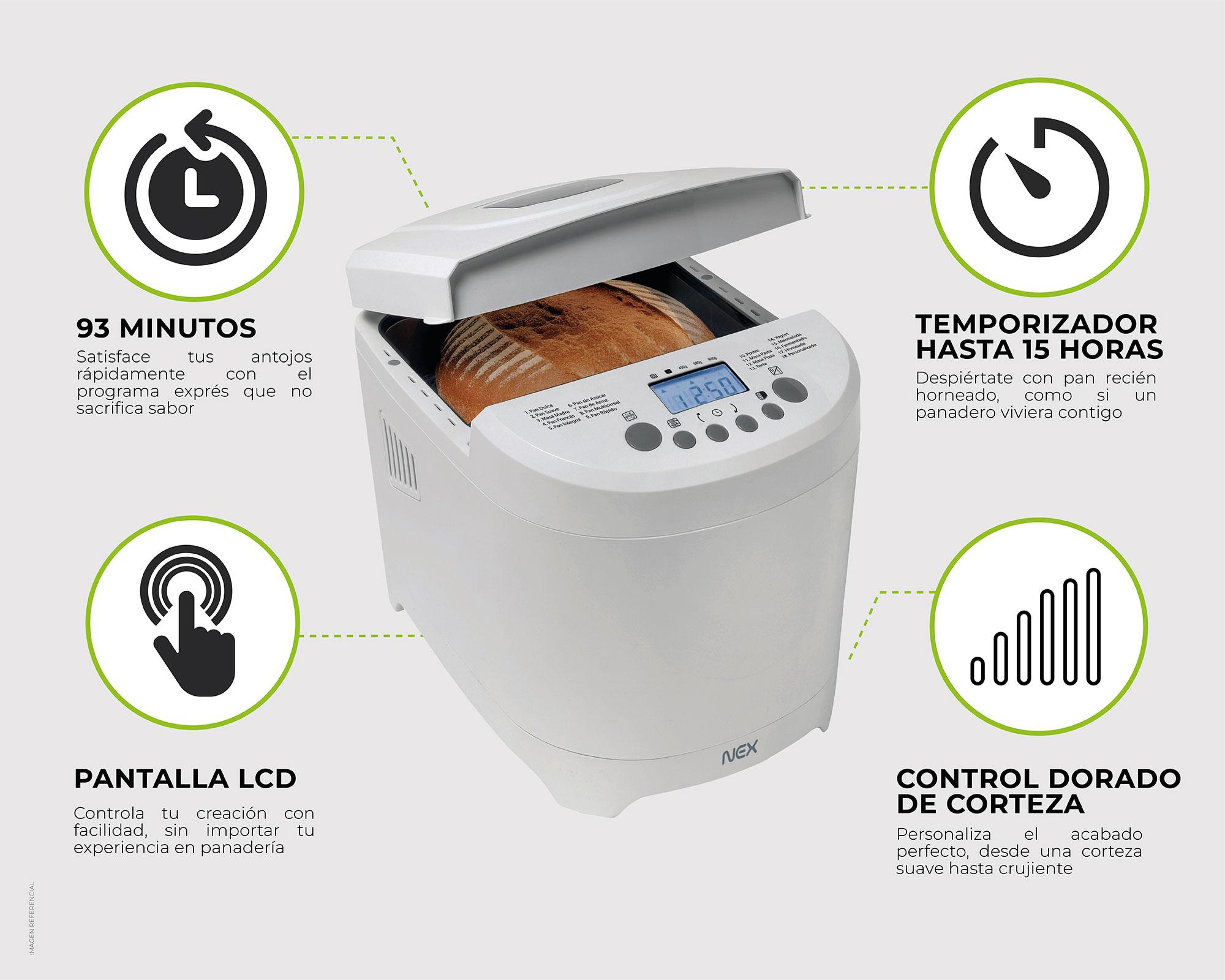 Máquina de pan BM360020 blanco Nex.-5