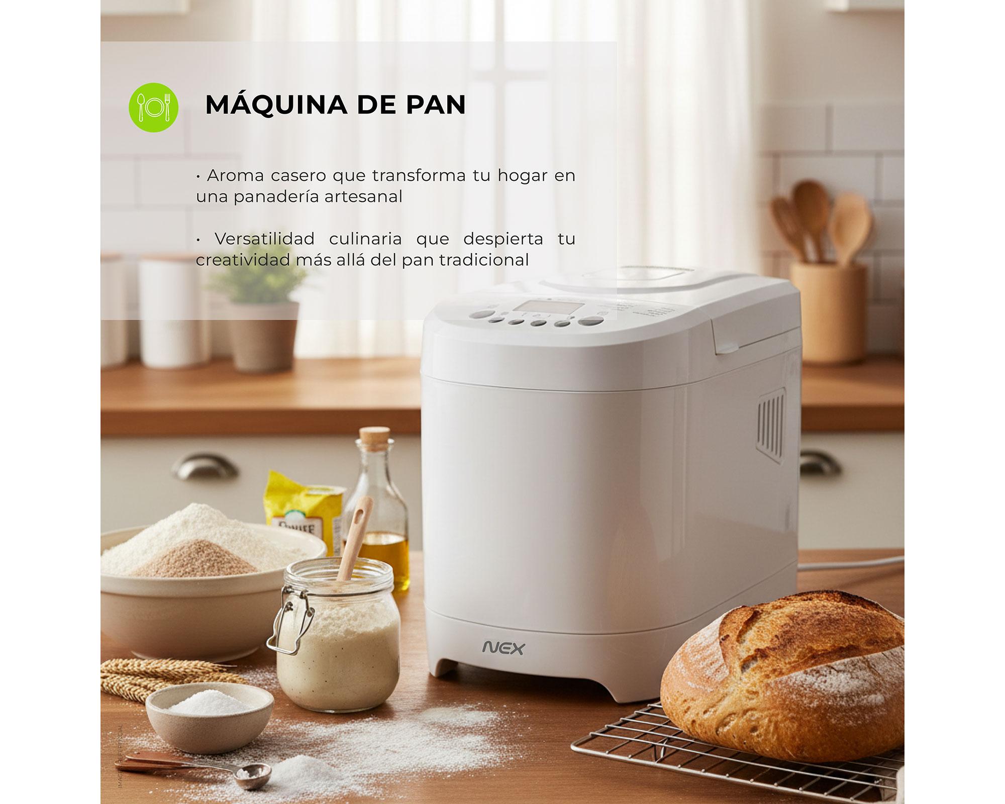 Máquina de pan BM360020 blanco Nex.-7