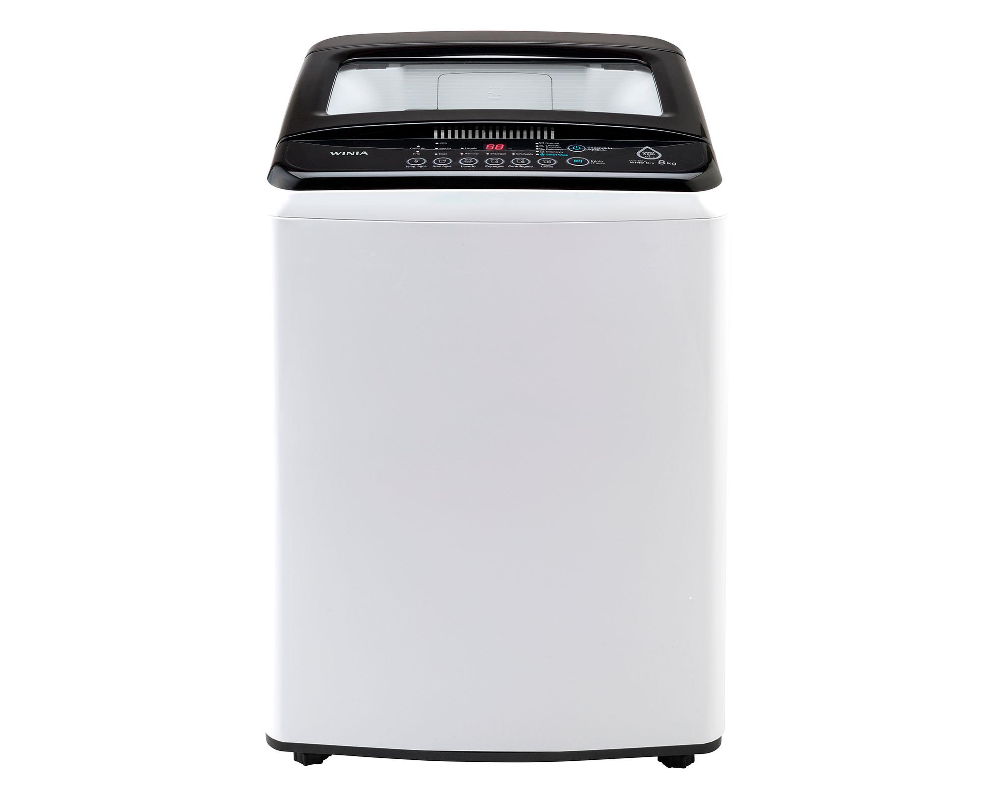 Lavadora carga superior 8 kg DWF-E81W blanco Winia-0
