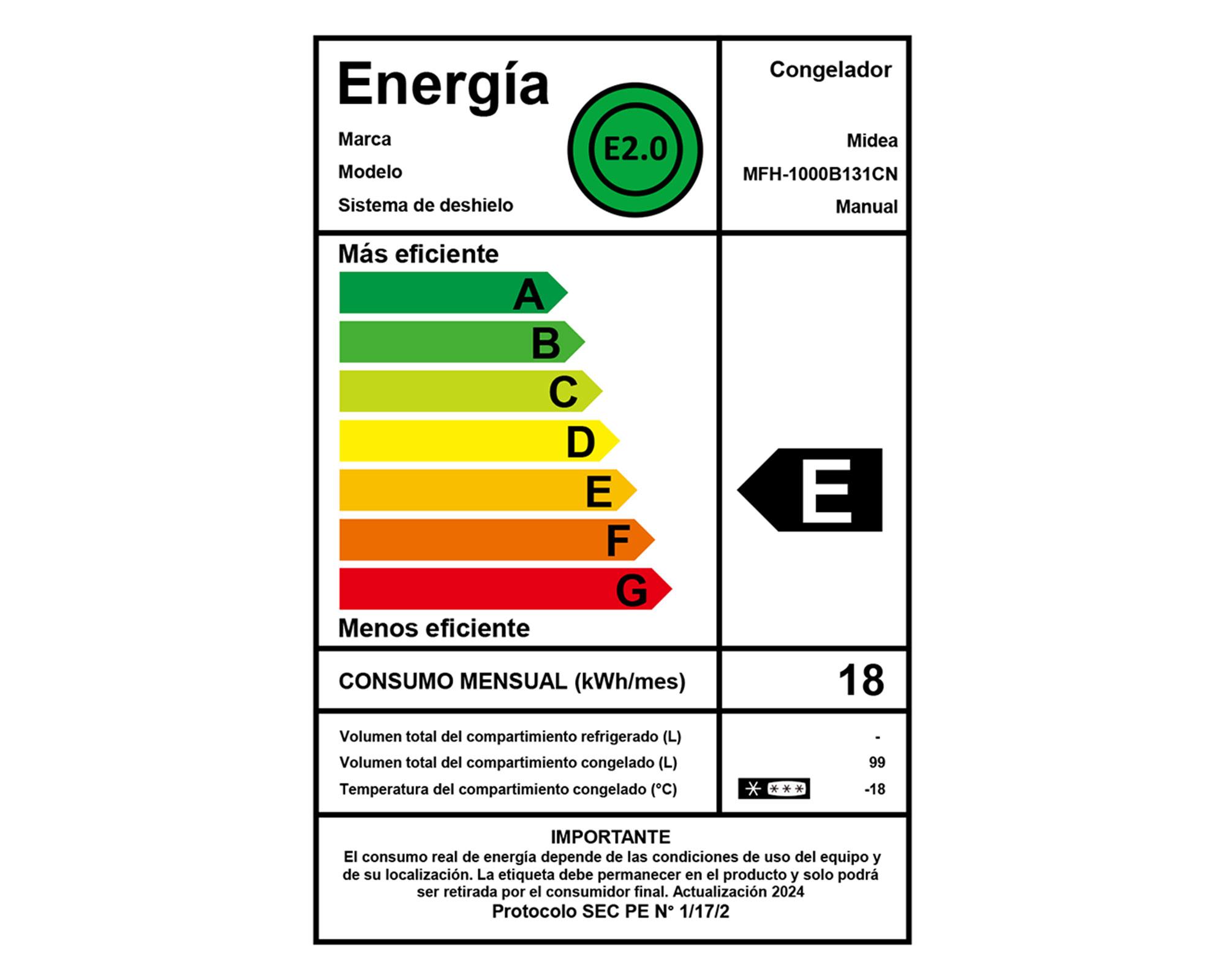 Freezer horizontal 99 litros MFH-1000B131CN blanco Midea-7