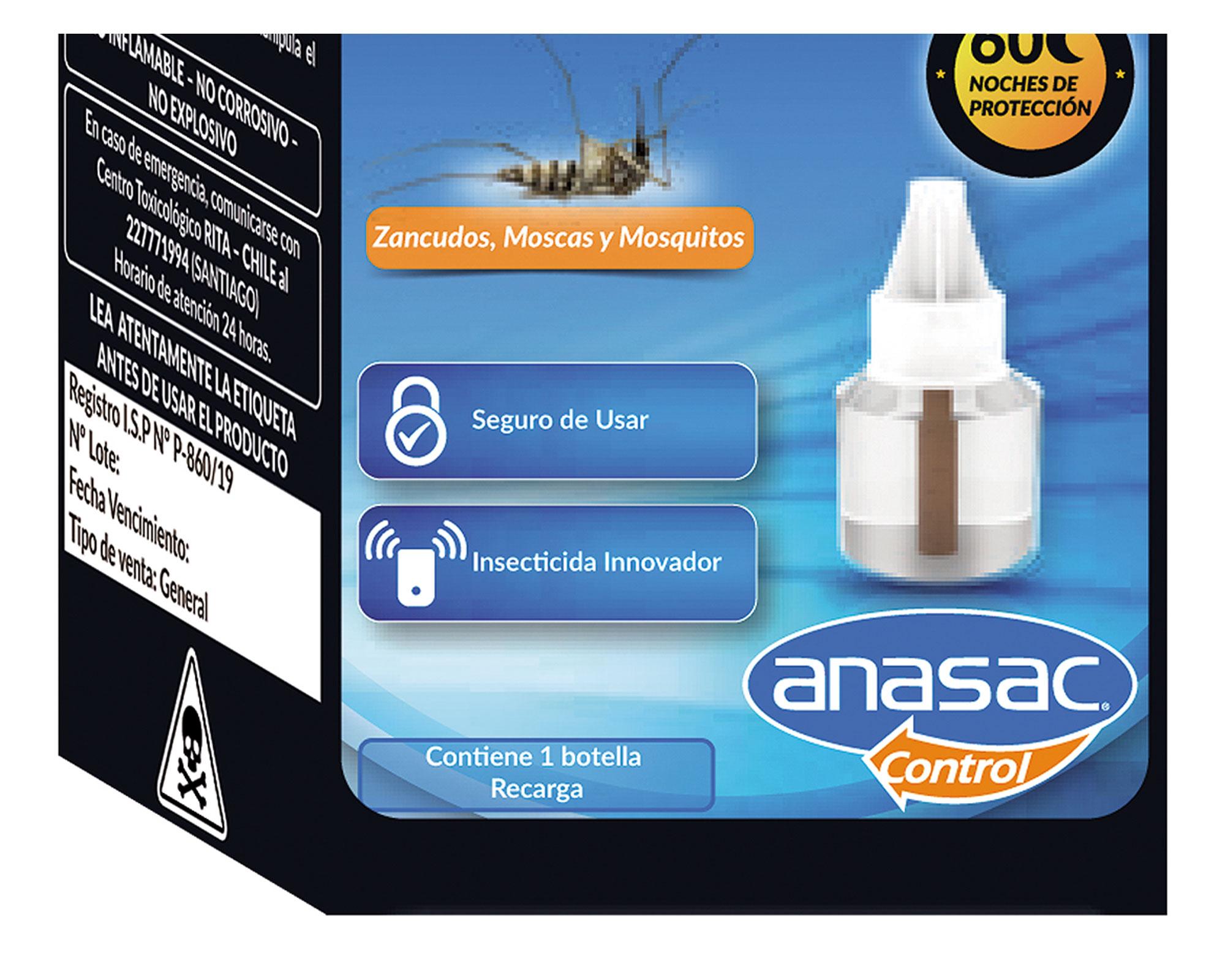 Recarga insecticida líquido Zecto Anasac-2