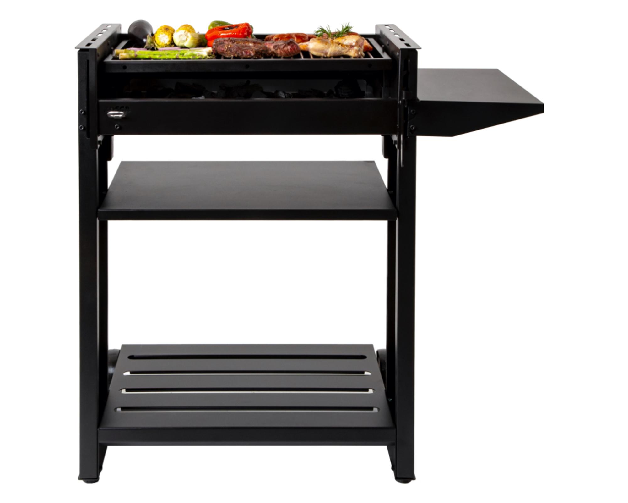 Parrilla a carbón Alerce negro Bosca-10