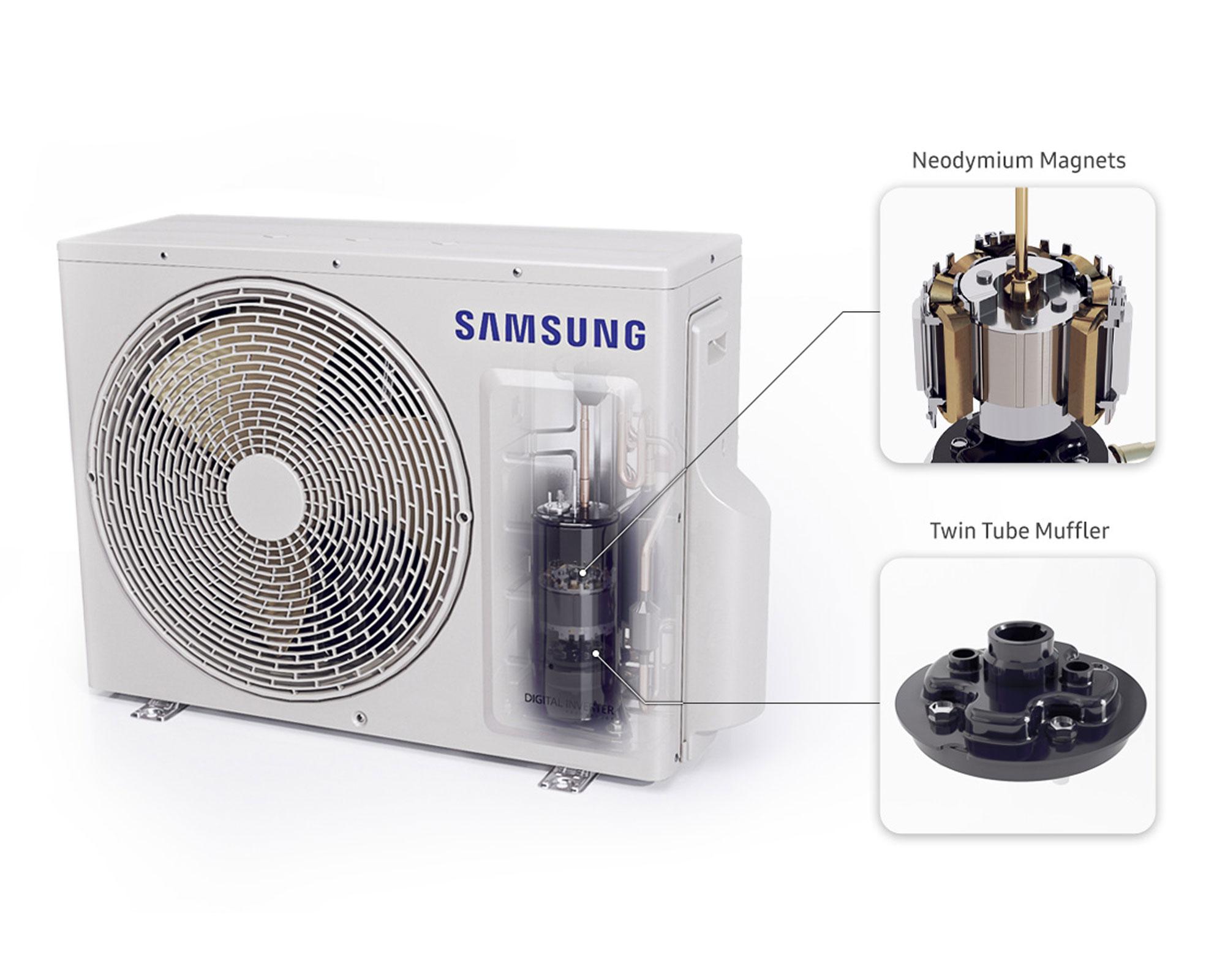 Aire acondicionado Split Wind-Free Inverter 9000 BTU frío/calor Samsung-12