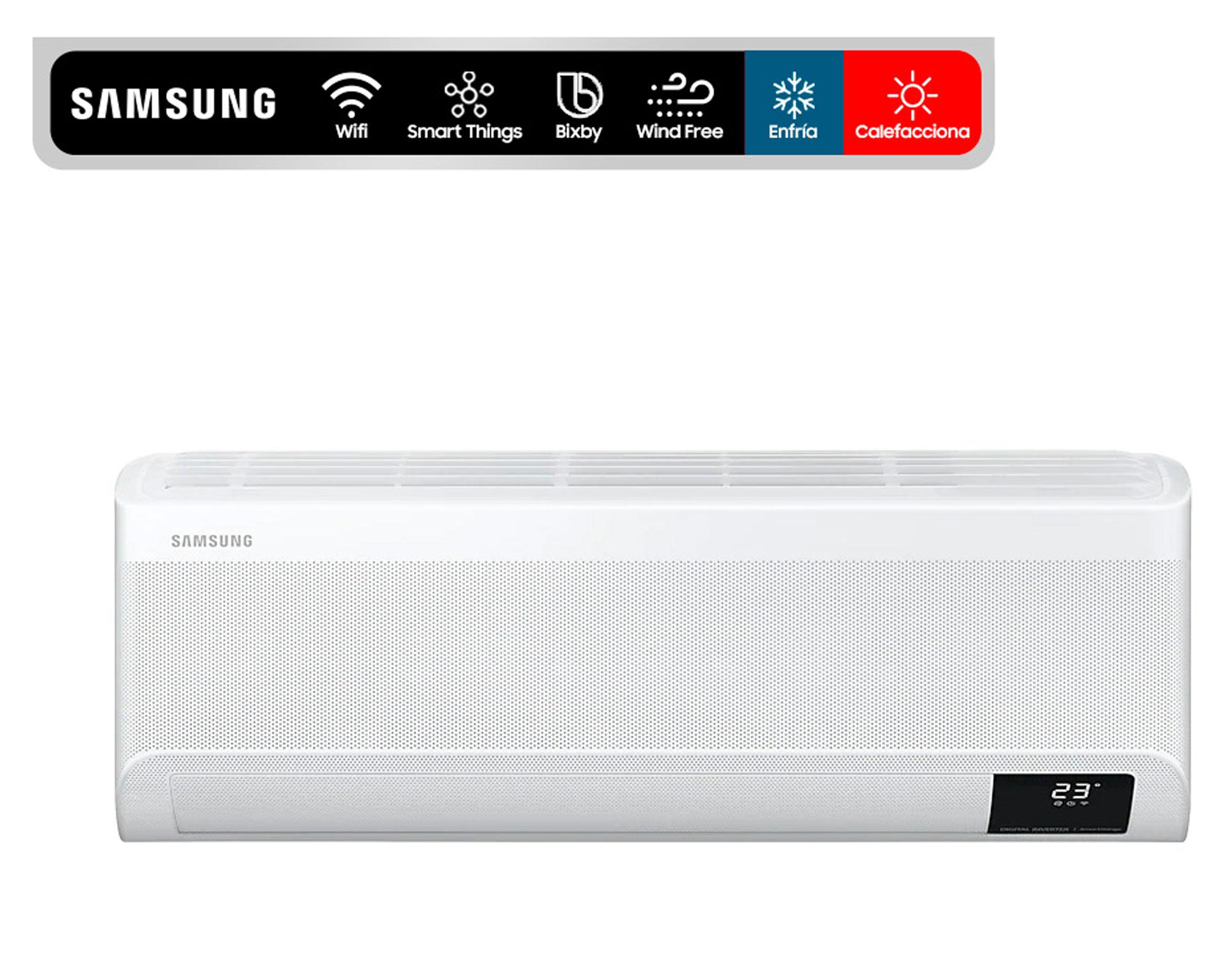 Aire acondicionado Split Wind-Free Inverter 9000 BTU frío/calor Samsung-0