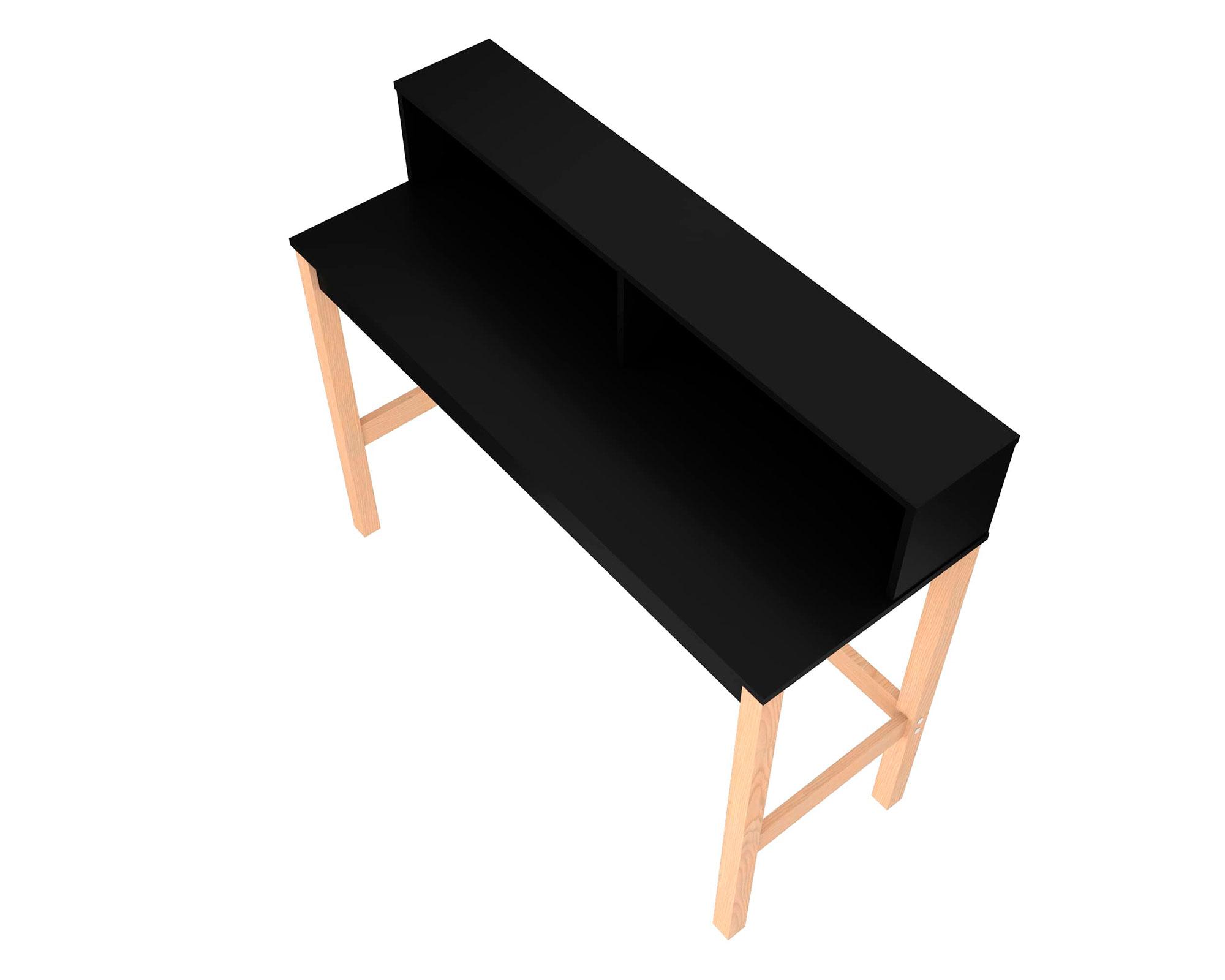 Escritorio Lance negro/natural Home Mobili-3