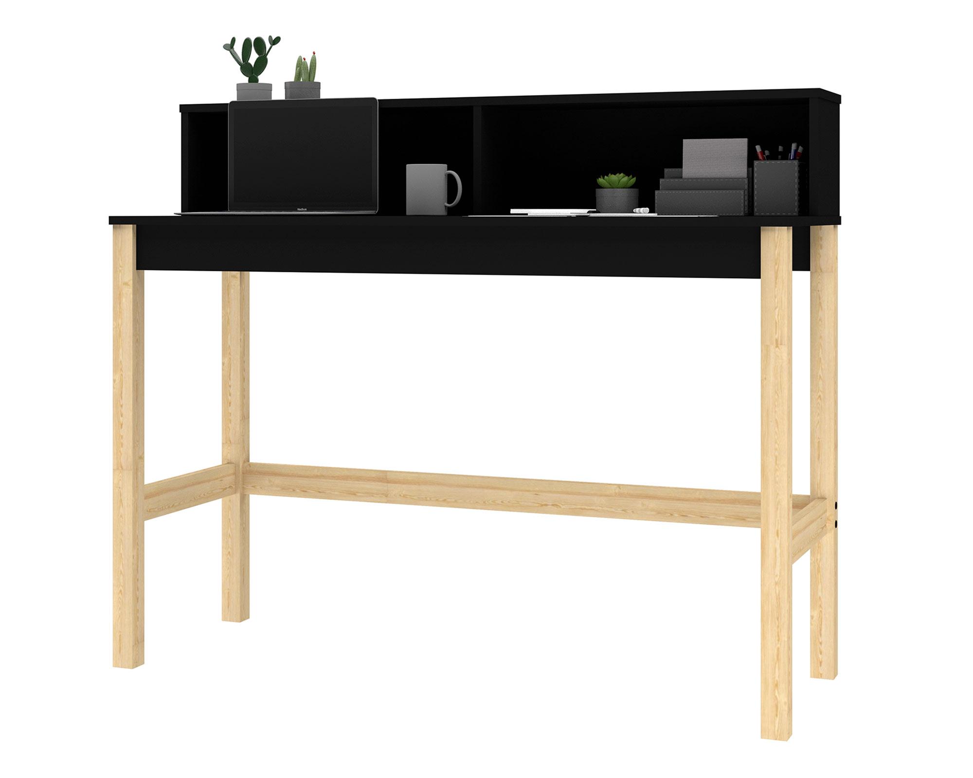 Escritorio Lance negro/natural Home Mobili-6