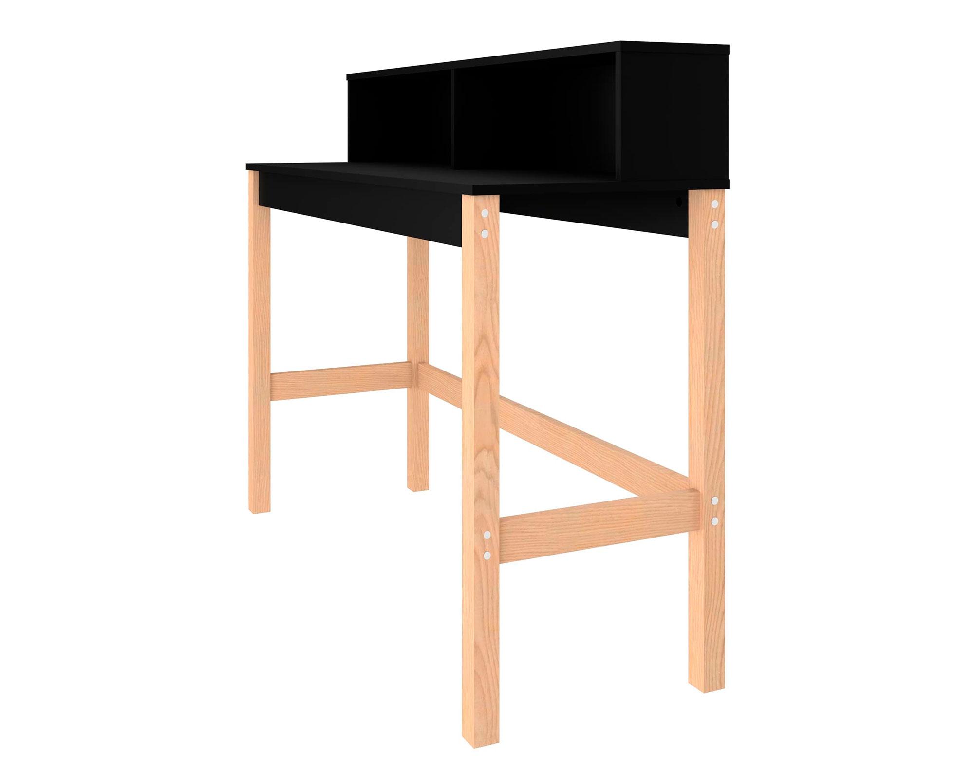 Escritorio Lance negro/natural Home Mobili-2