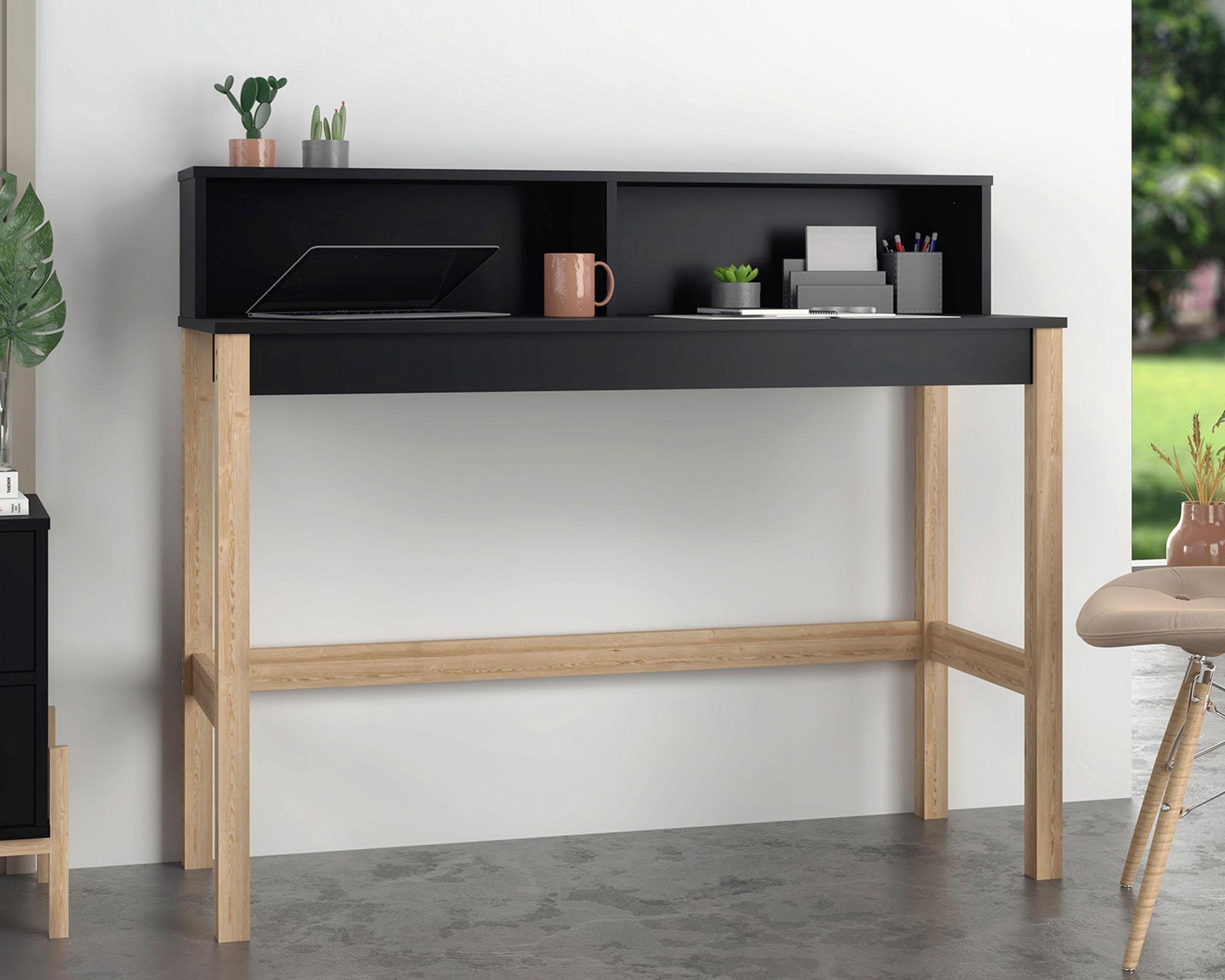 Escritorio Lance negro/natural Home Mobili-7