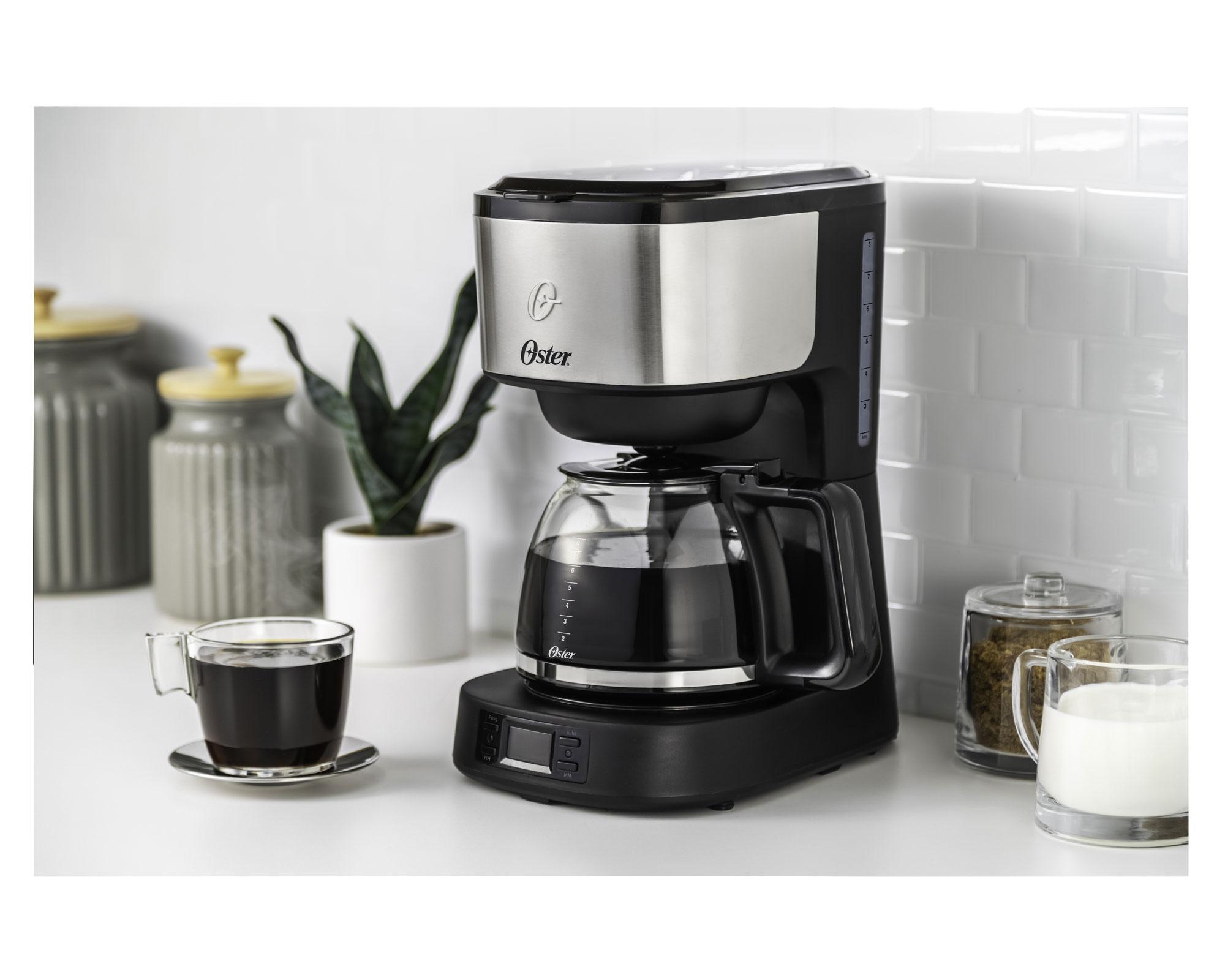 Cafetera 1,2 litros 10SS inox Oster-4