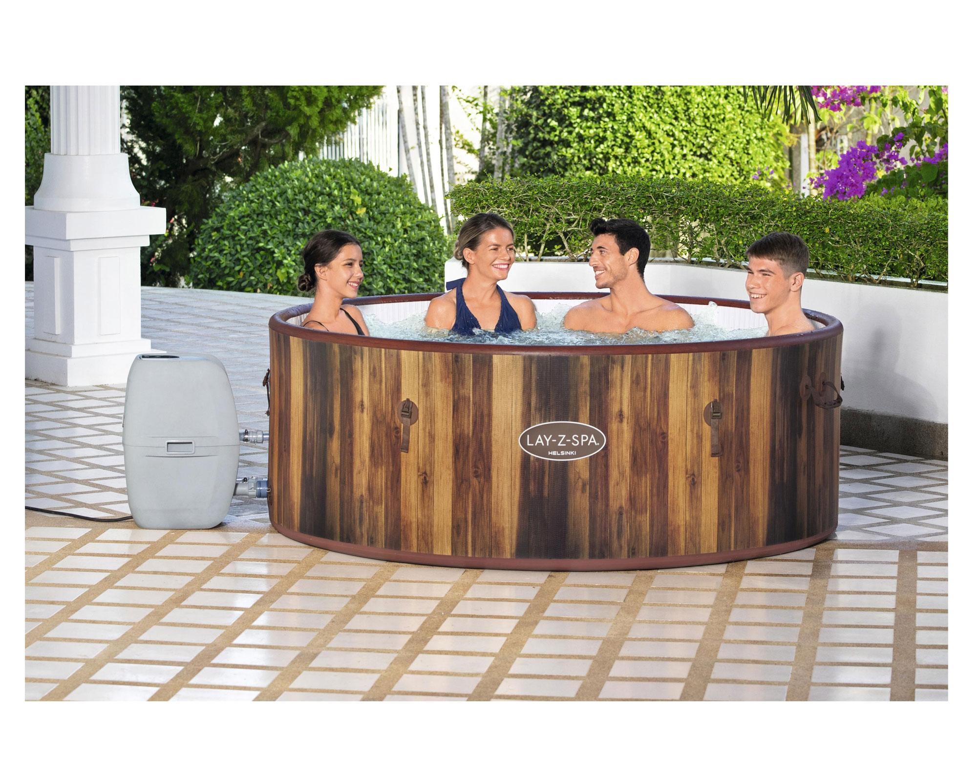 Spa inflable 7 personas 1123 litros Lay-Z-Spa Helsinki Bestway-5