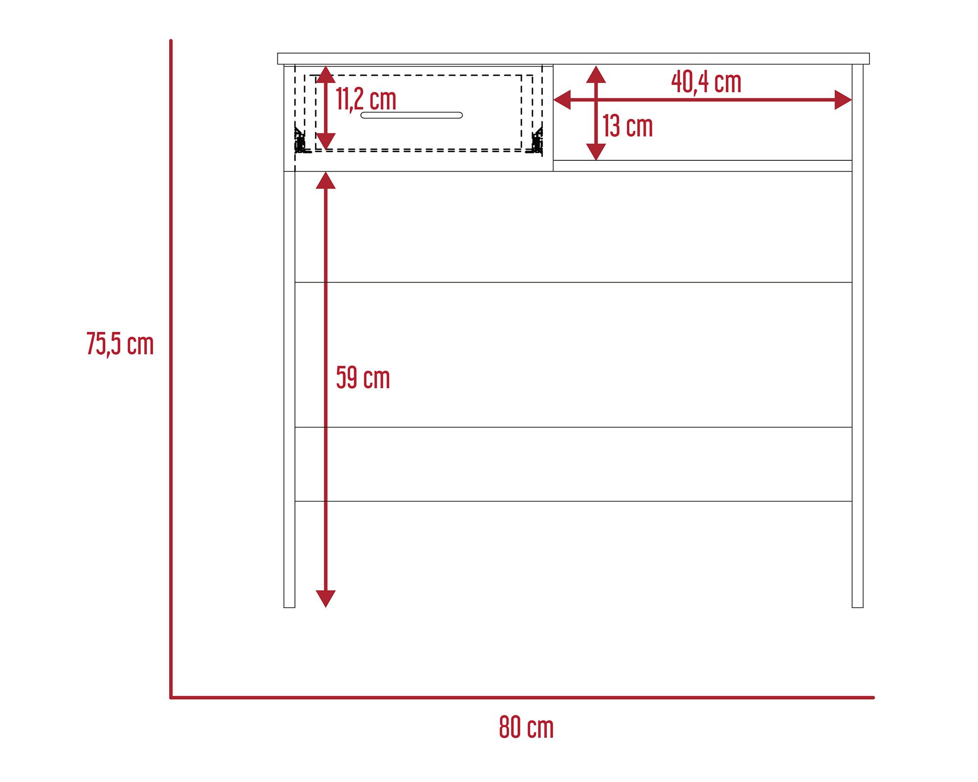 Escritorio + biblioteca Office wengue TuHome-12
