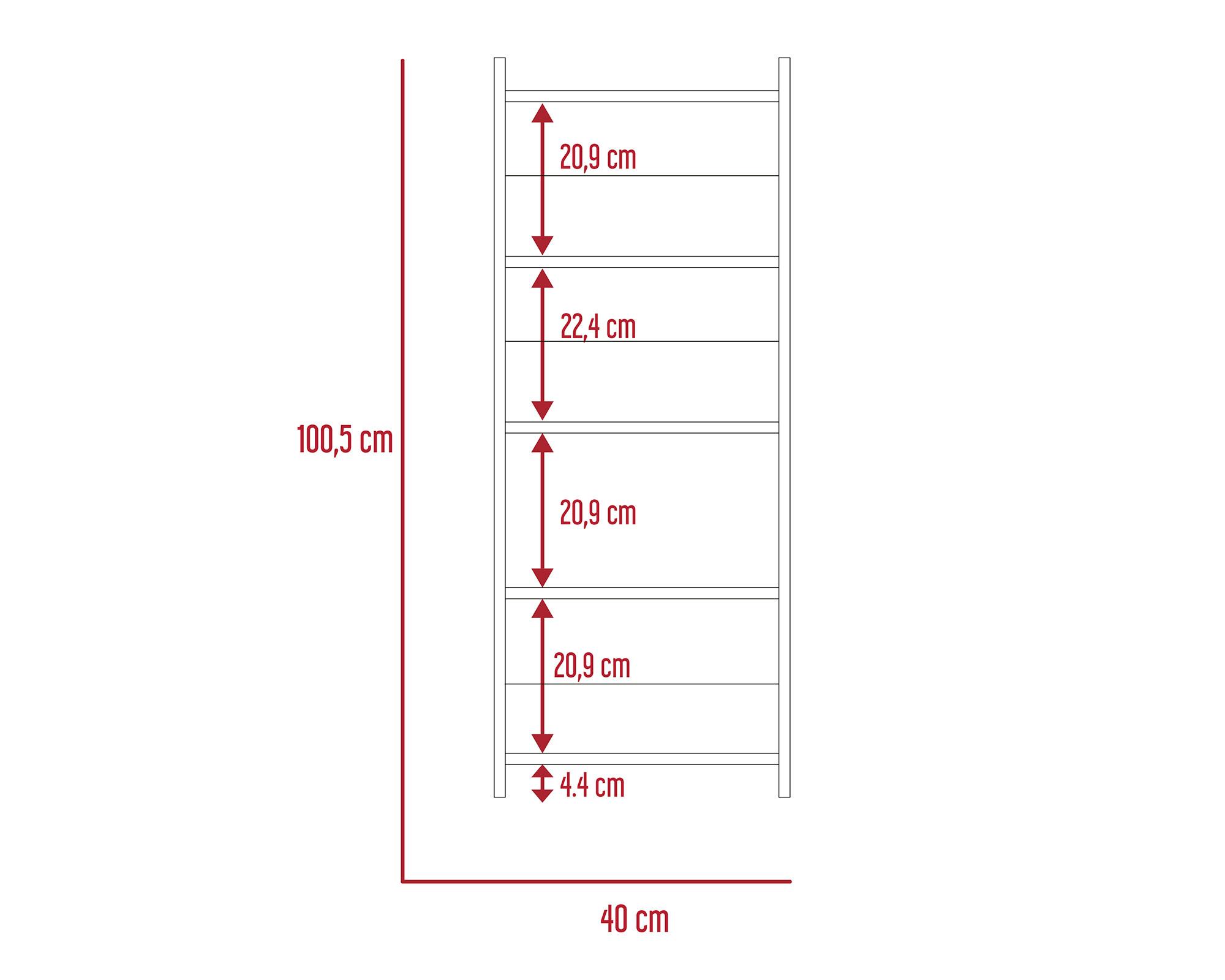 Escritorio + biblioteca Office wengue TuHome-14