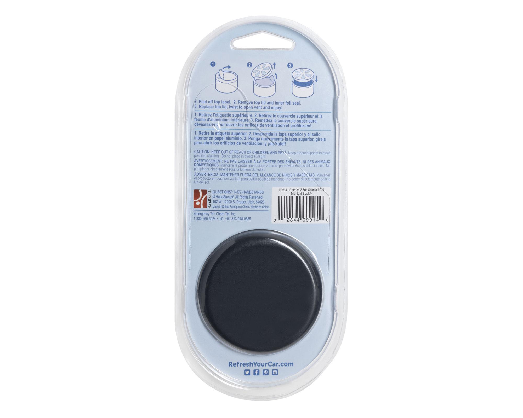 Aromatizante auto 71 gr midnight black Refresh Your Car-2