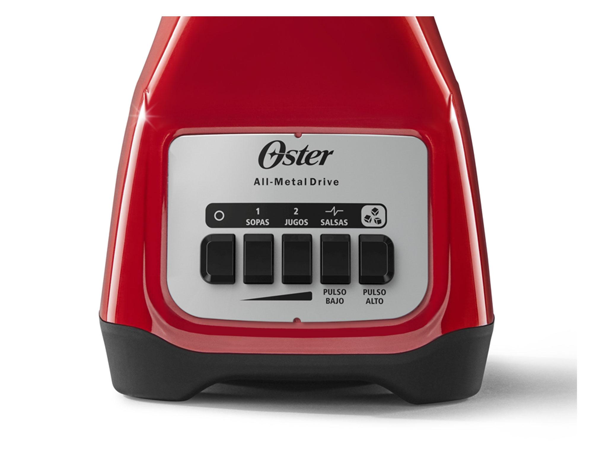 Licuadora 1,5 litros Kaliman rojo Oster-2