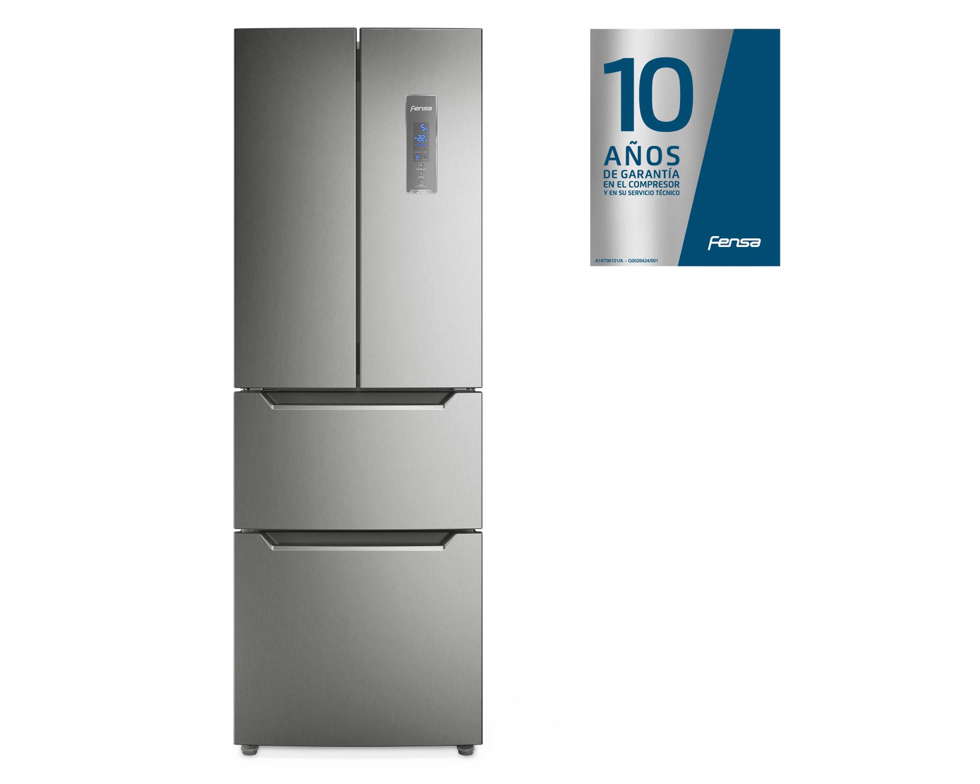 Refrigerador no frost 298 litros DM64S inox Fensa-1