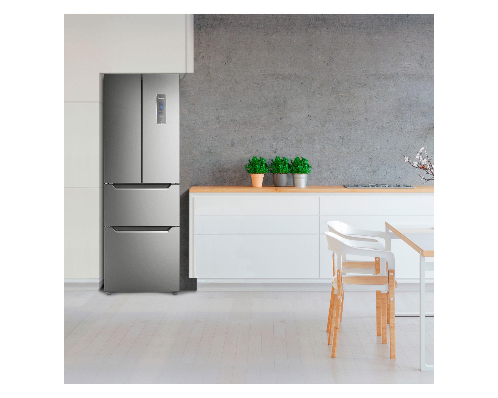 Refrigerador no frost 298 litros DM64S inox Fensa-6