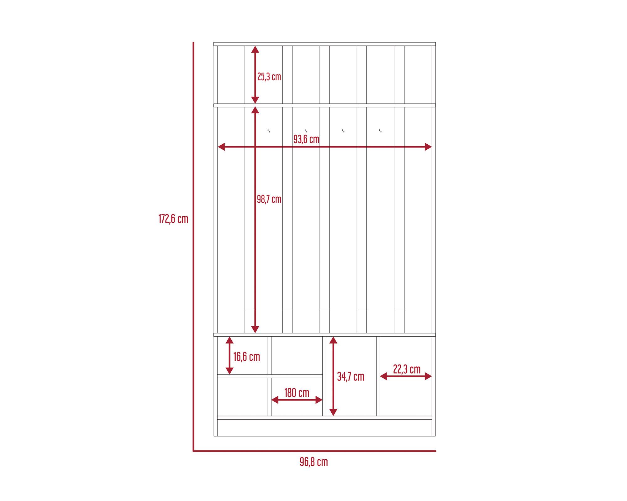 Mueble recibidor Beijing rovere TuHome-5