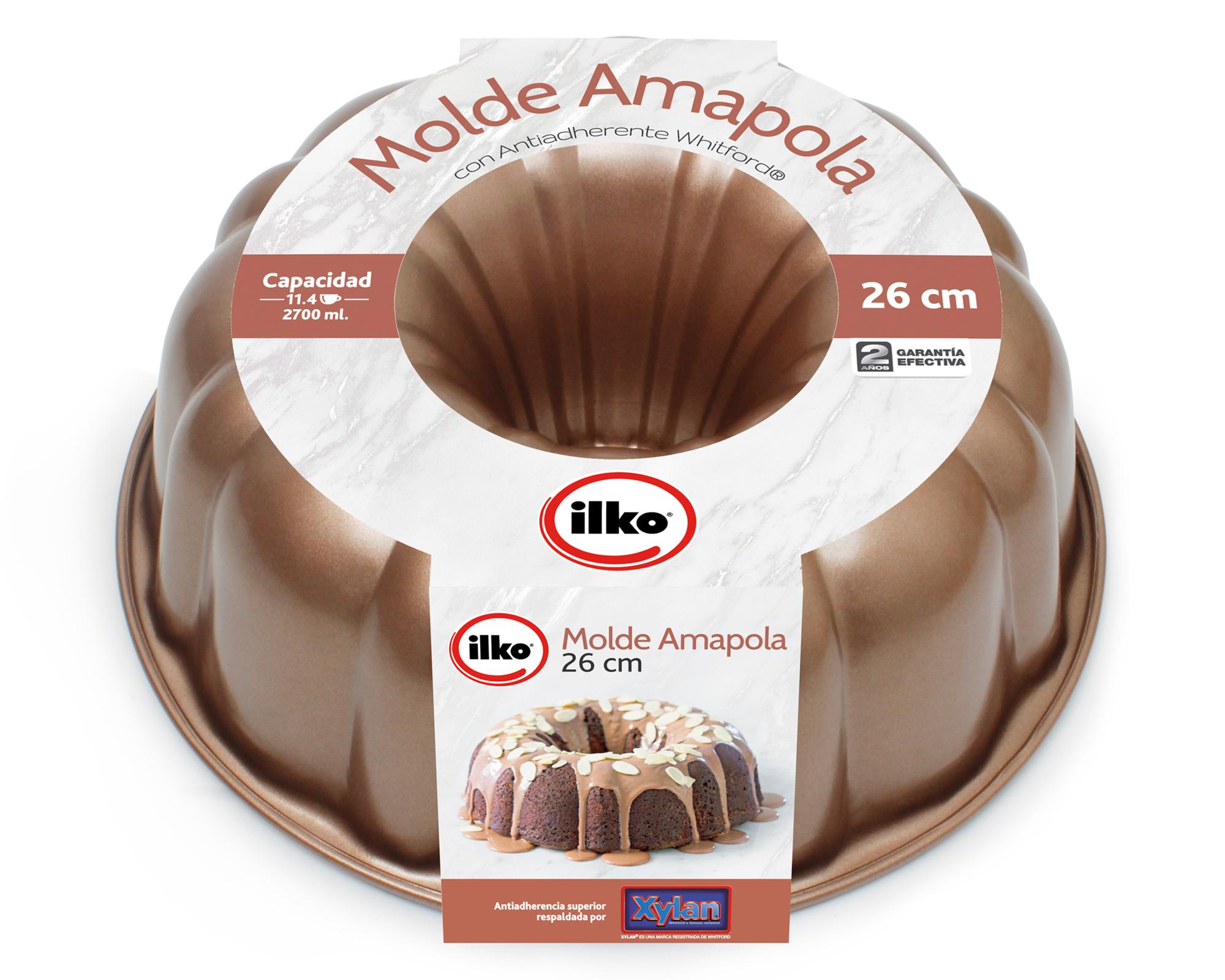 Molde antiadherente Amapola 27 cm-1