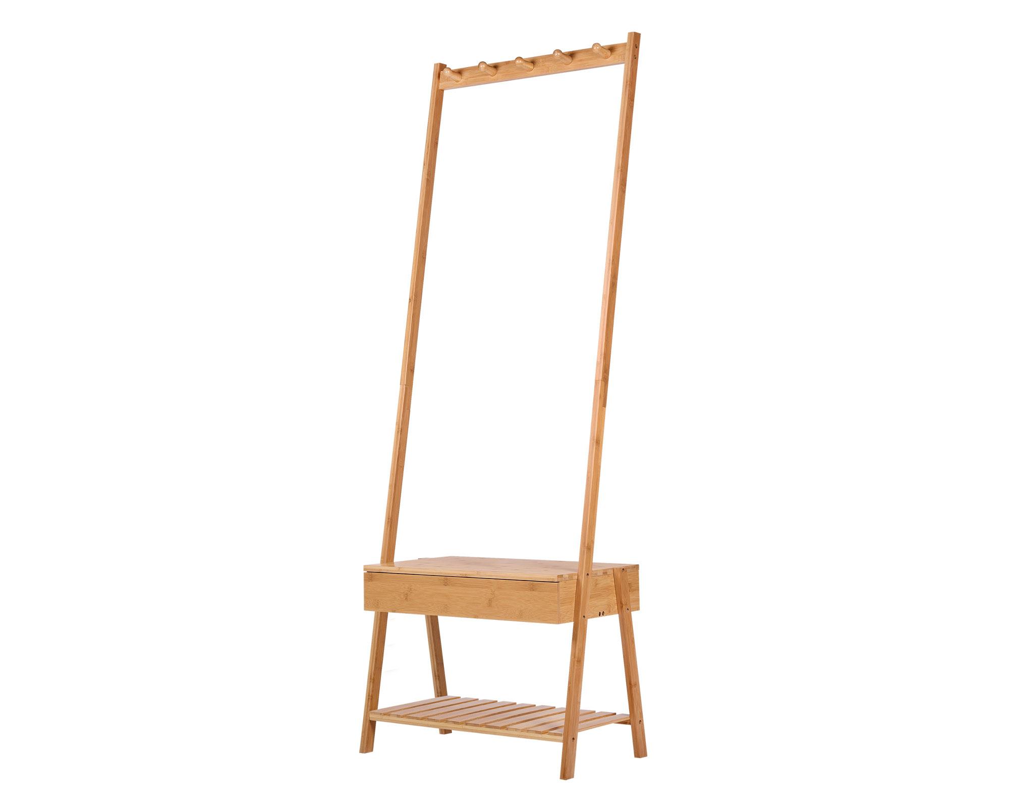 Perchero de pie bambú Cotidiana-1