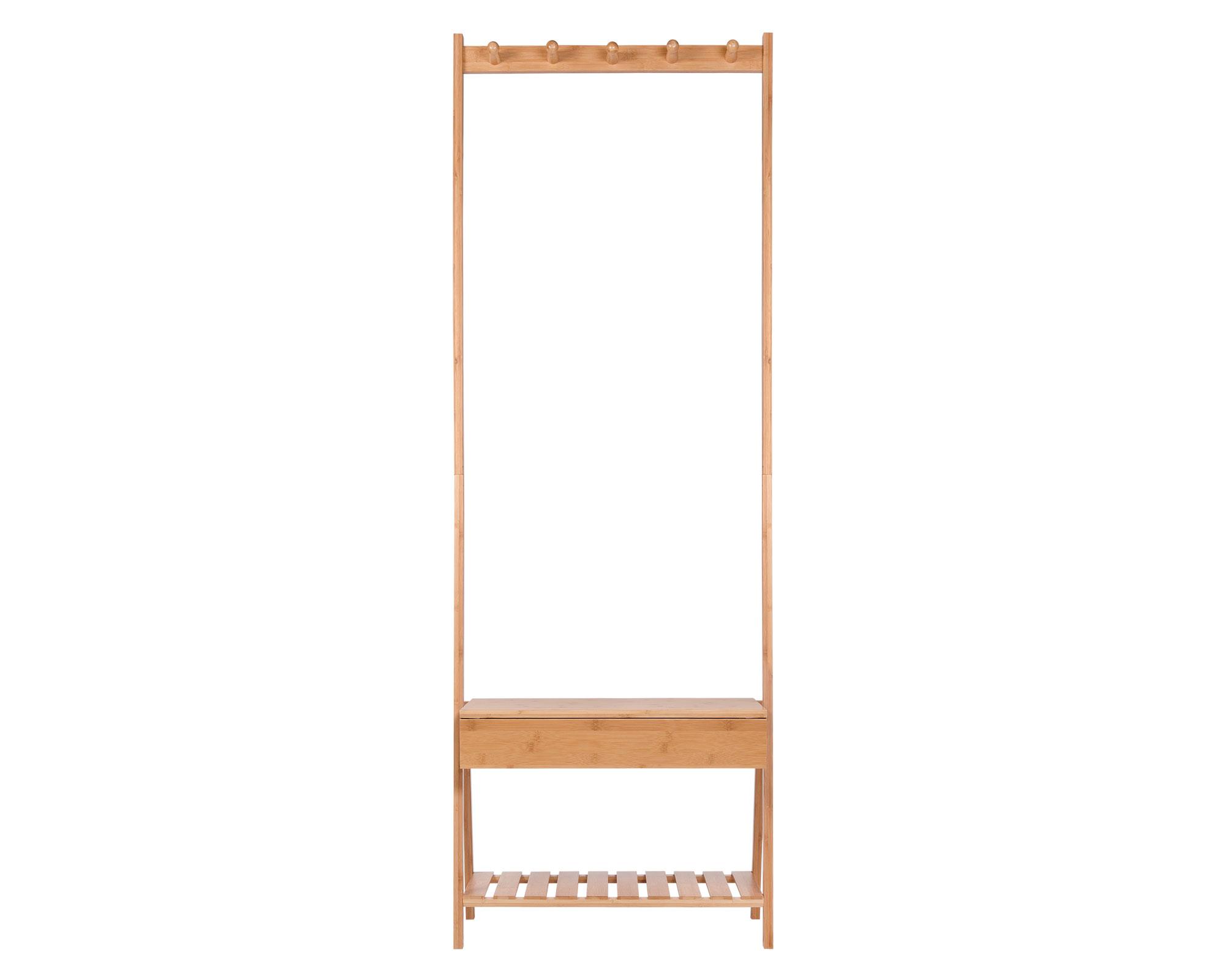 Perchero de pie bambú Cotidiana-0