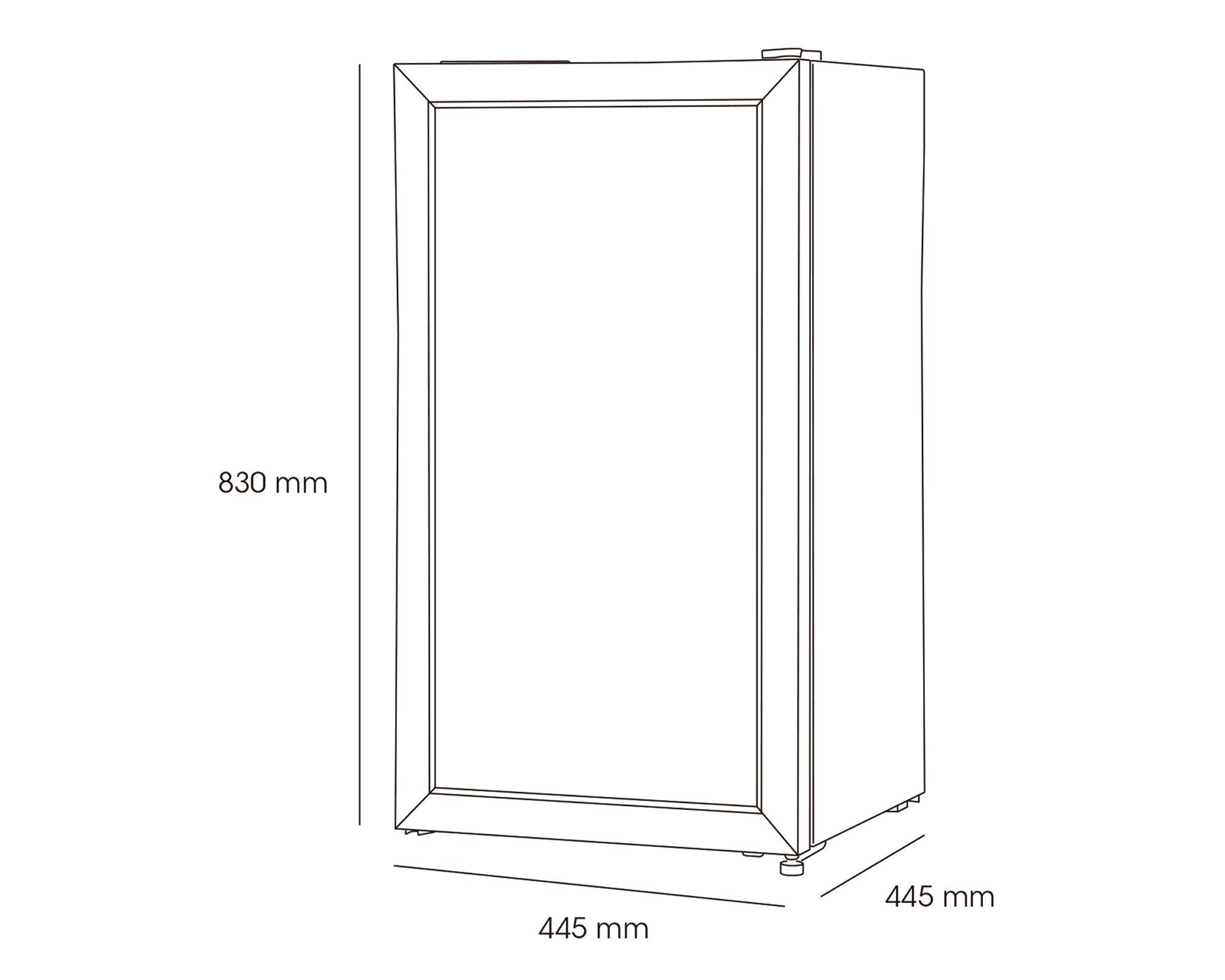 Visicooler 100 litros LG-100 negro Ventus-6