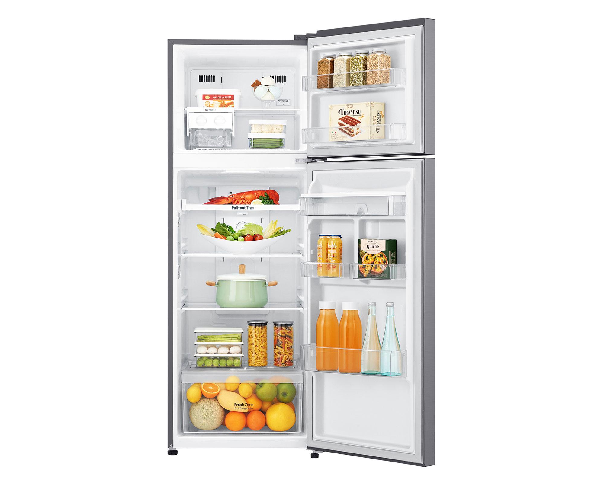 Refrigerador no frost 312 litros GT32WPPDC silver LG-4