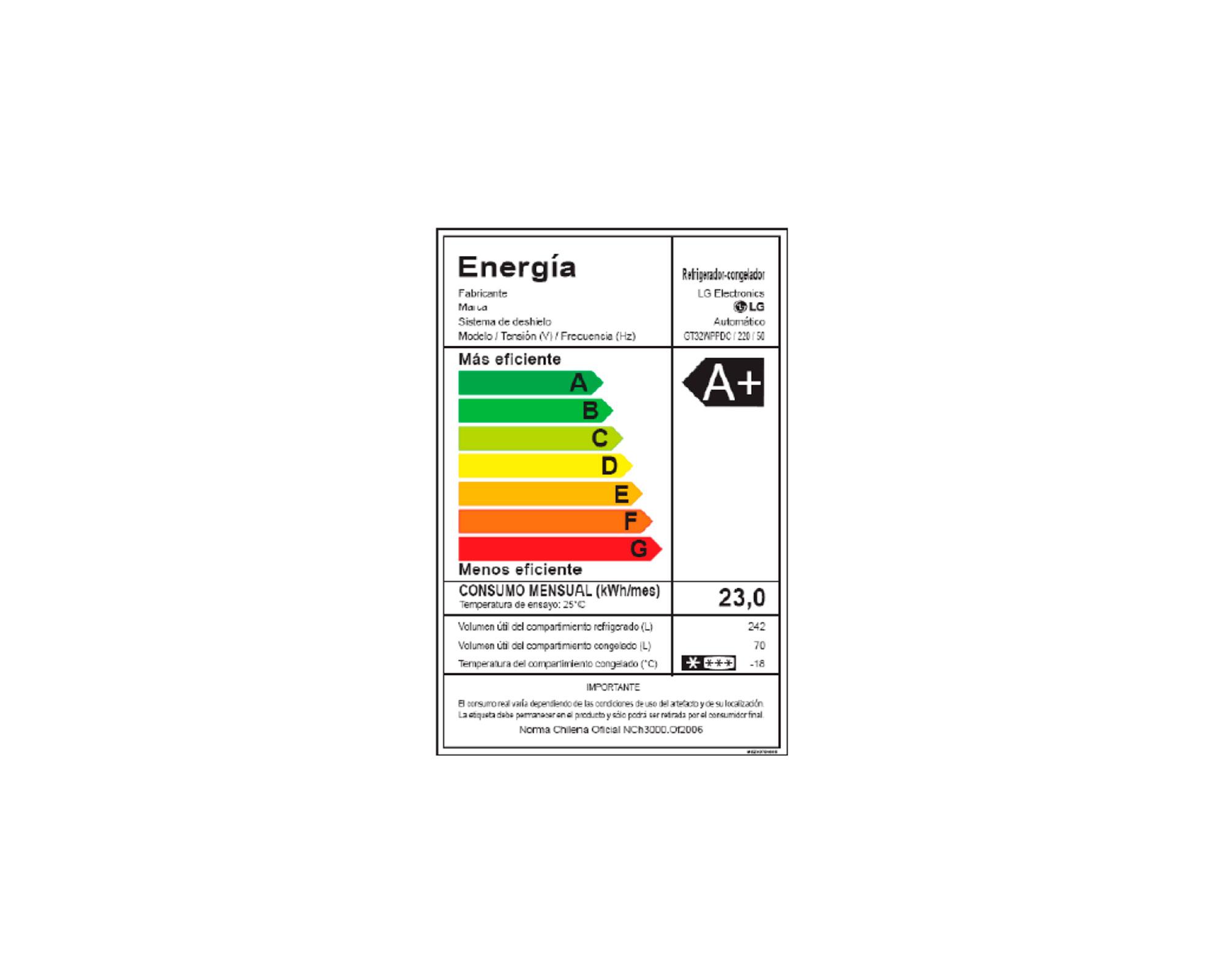 Refrigerador no frost 312 litros GT32WPPDC silver LG-11