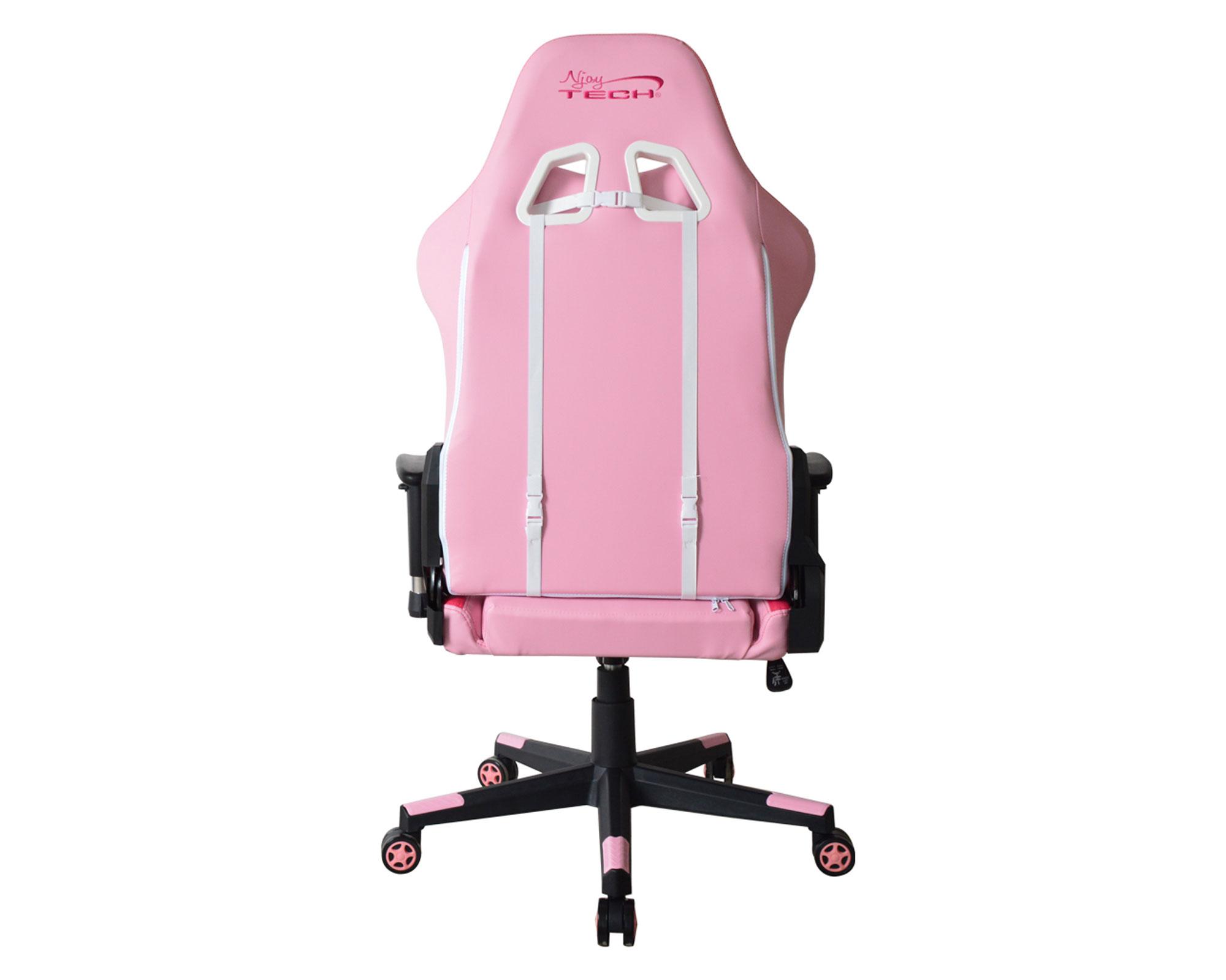 Silla gamer Stratos rosado NjoyTech-2