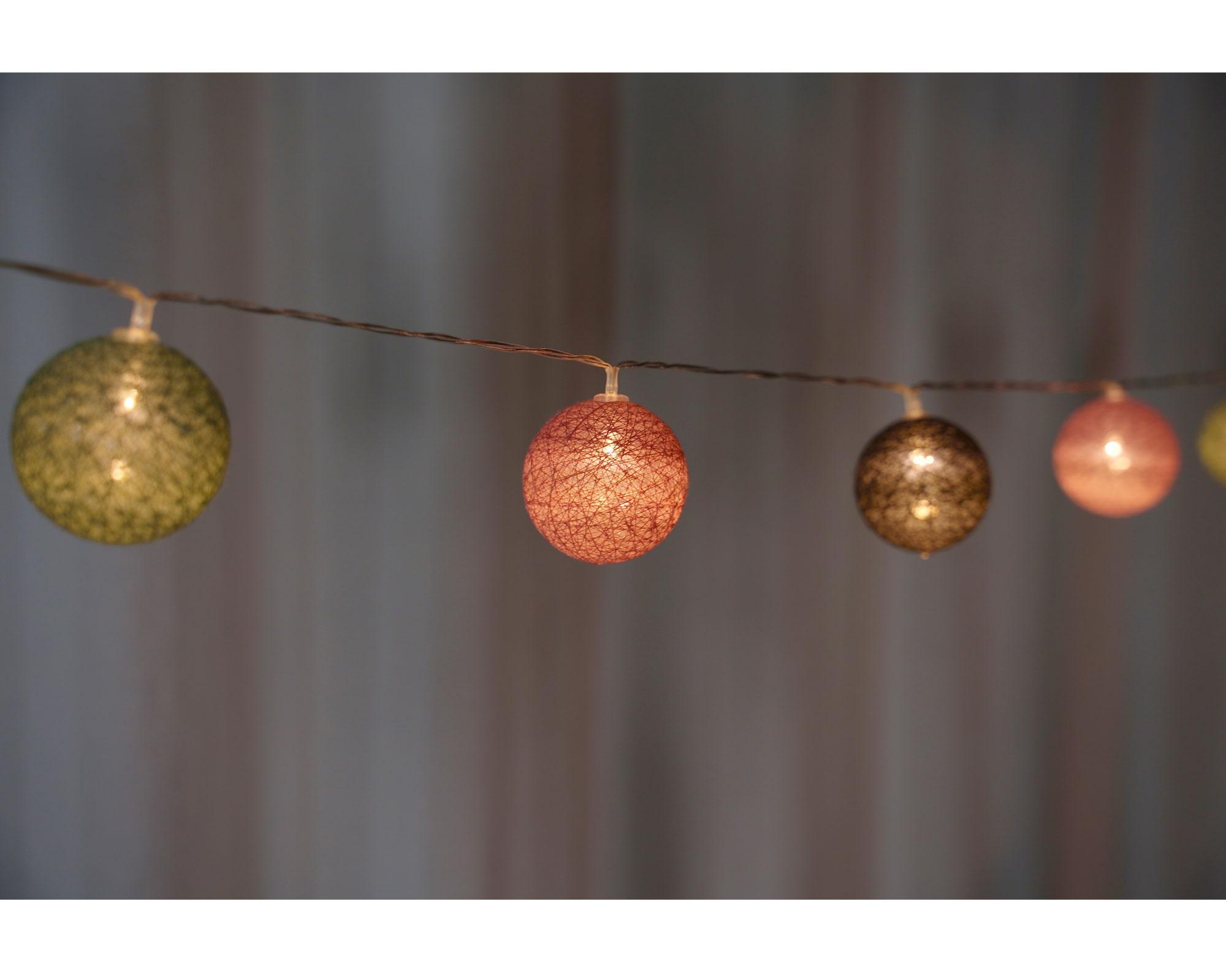 Guirnalda LED decorativa 10L esfera Abitare-3