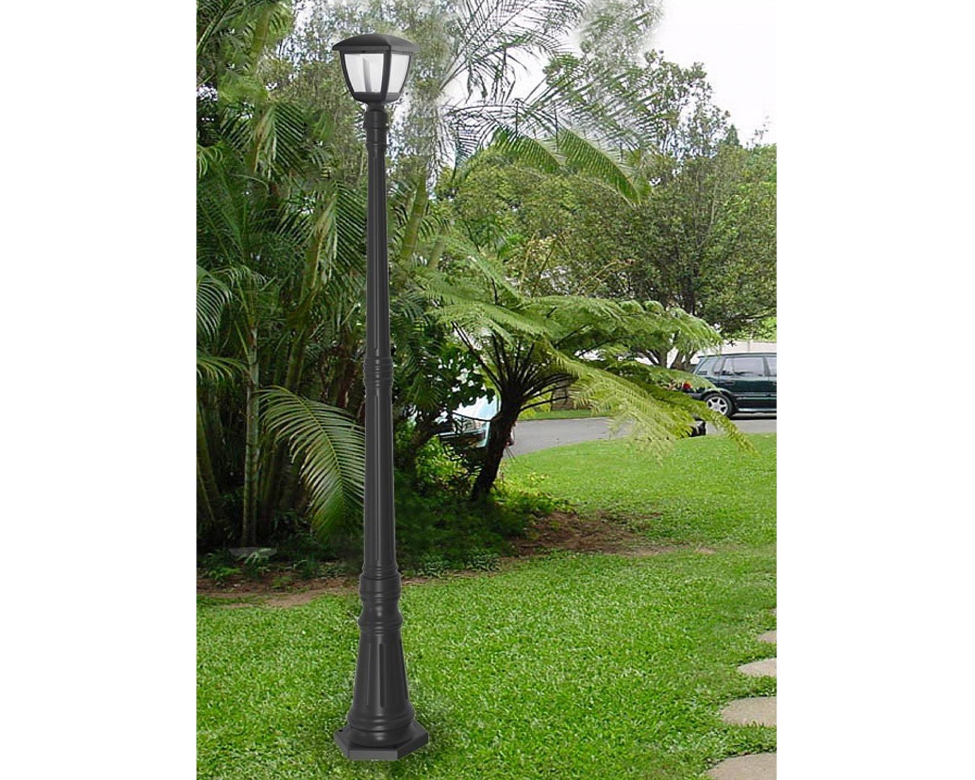 Farol de pie Temis negro Abitare.-3