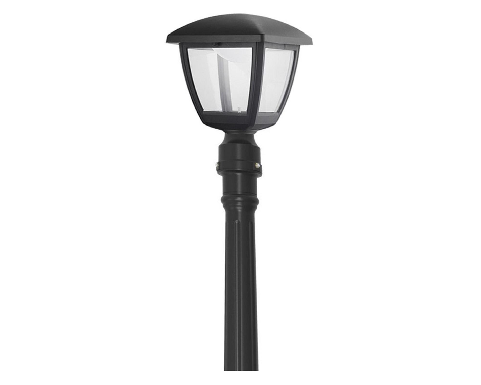 Farol de pie Temis negro Abitare.-1