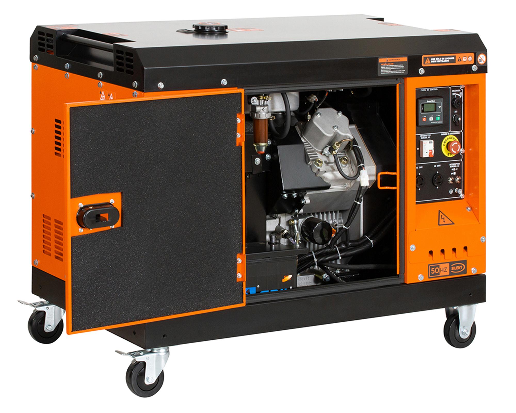 Generador eléctrico a diésel 12000W GS1200D Kolvok-2