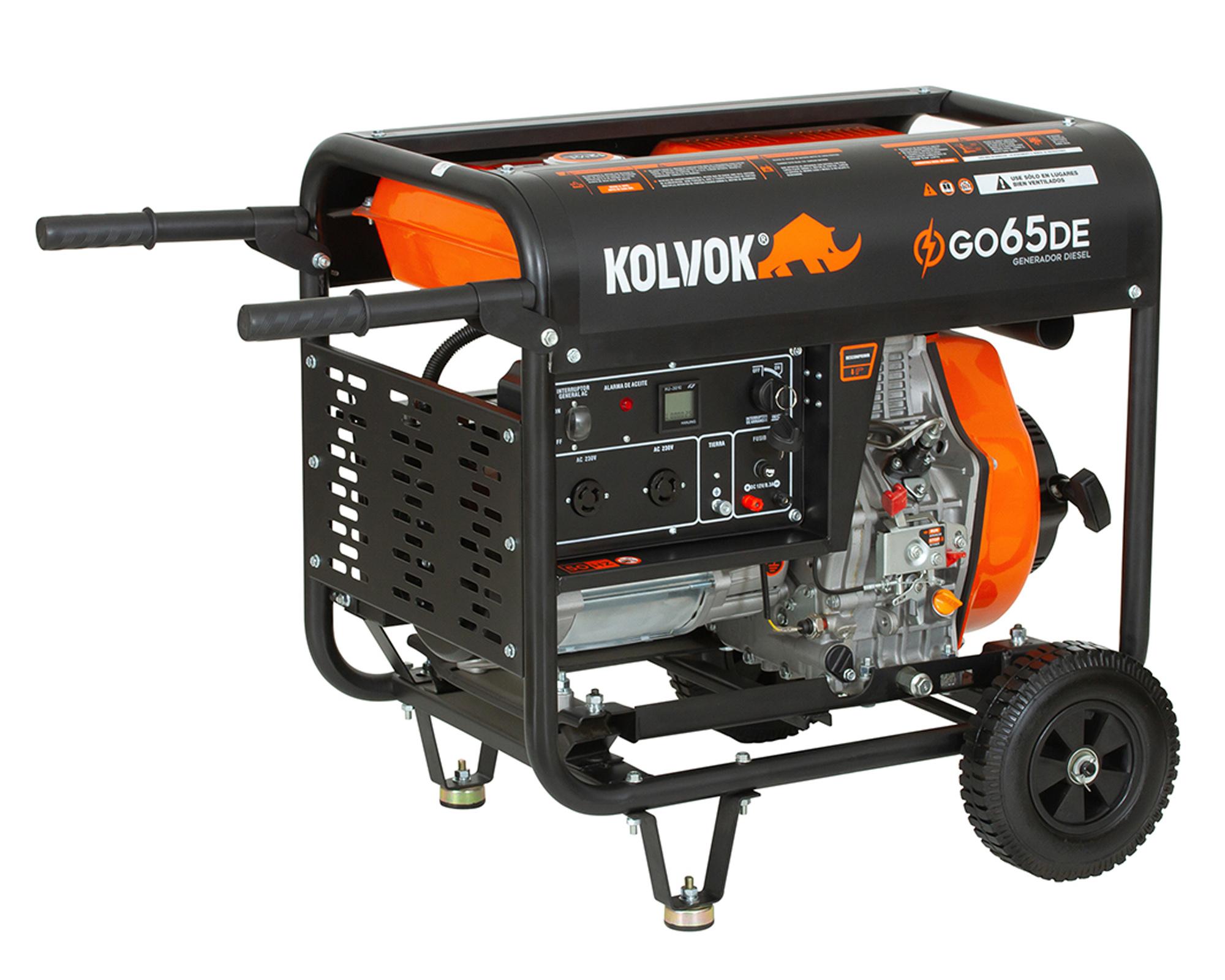 Generador eléctrico diésel monofásico GO65DE 6.5 KVA-3