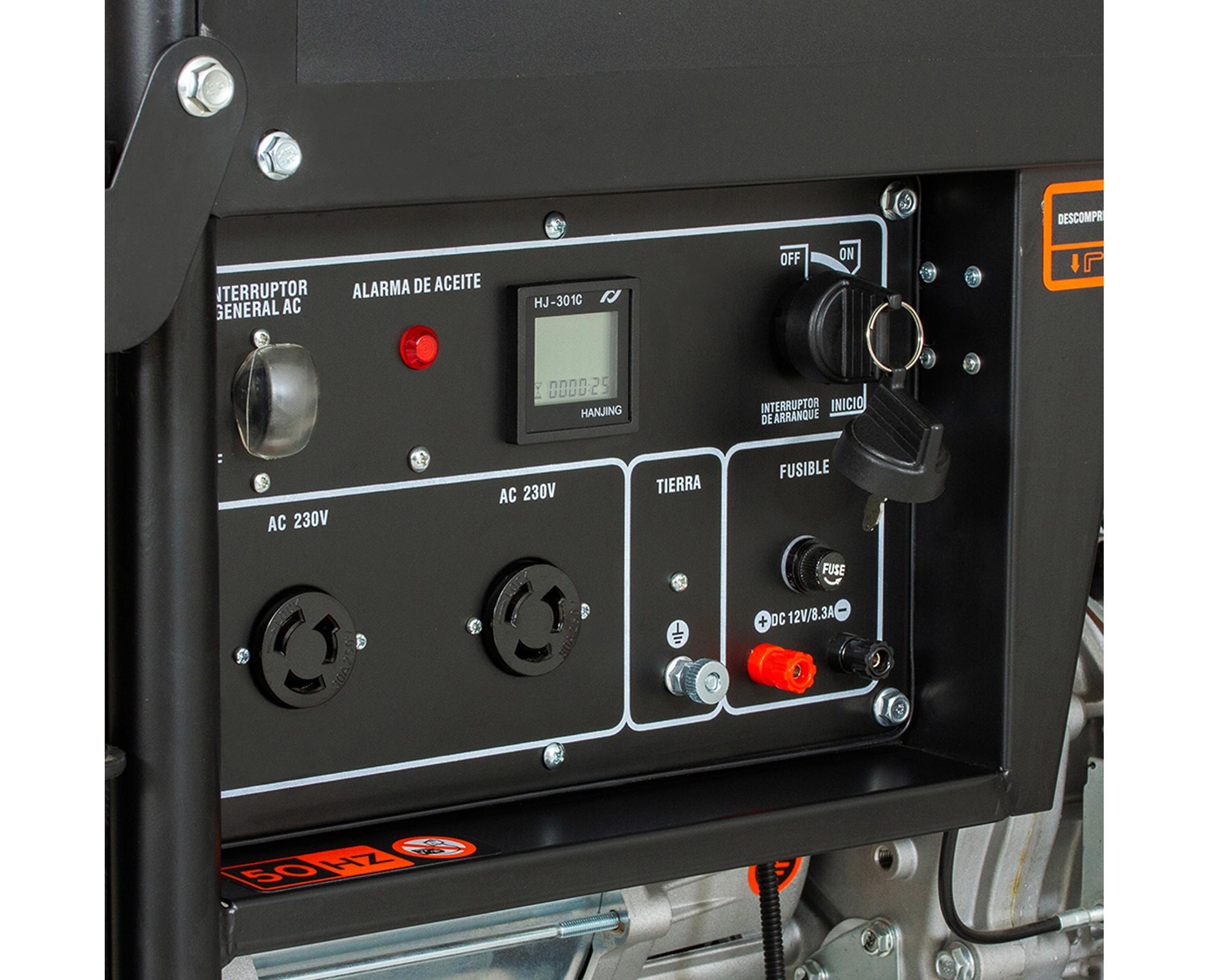 Generador eléctrico diésel monofásico GO65DE 6.5 KVA-5