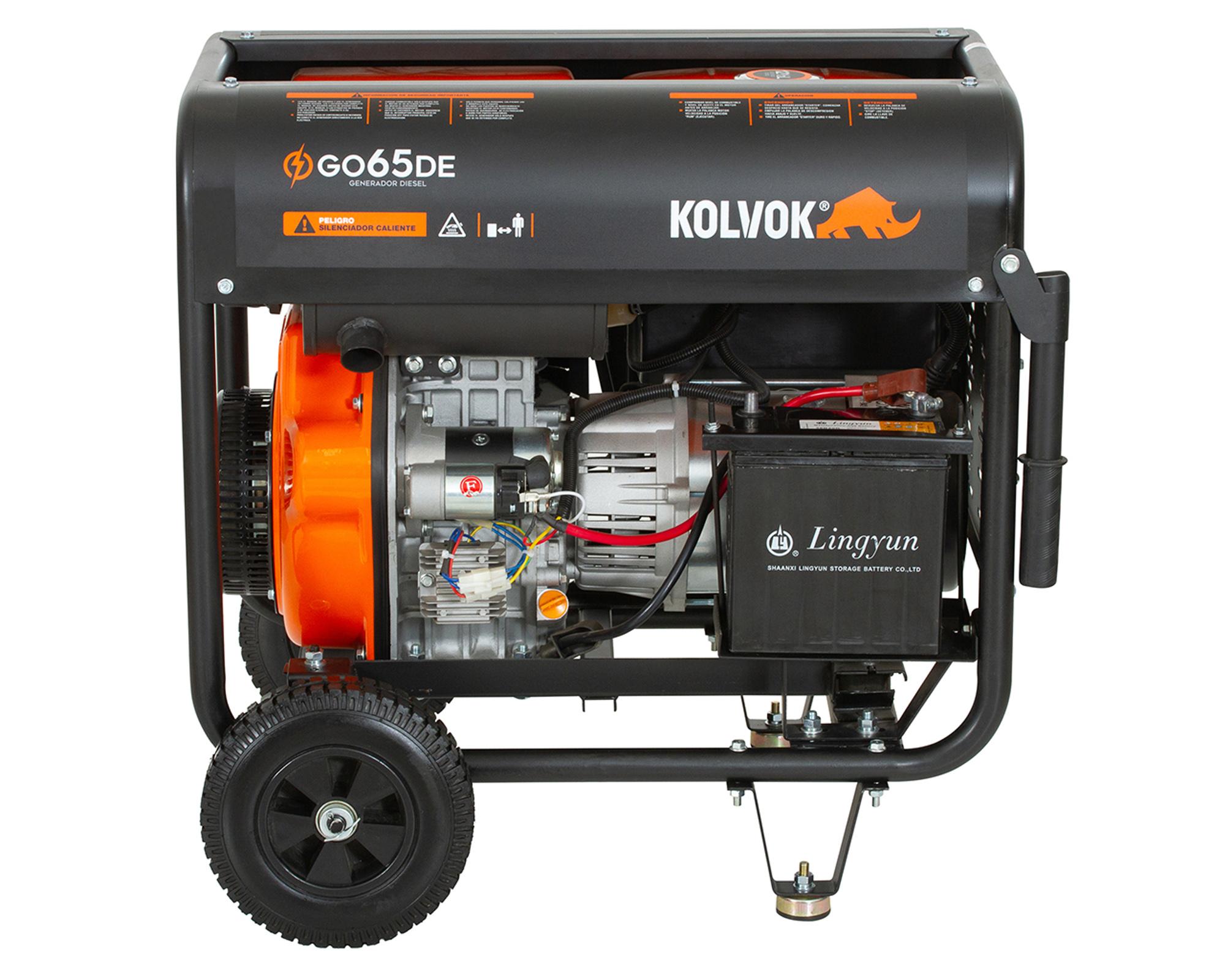 Generador eléctrico diésel monofásico GO65DE 6.5 KVA-1