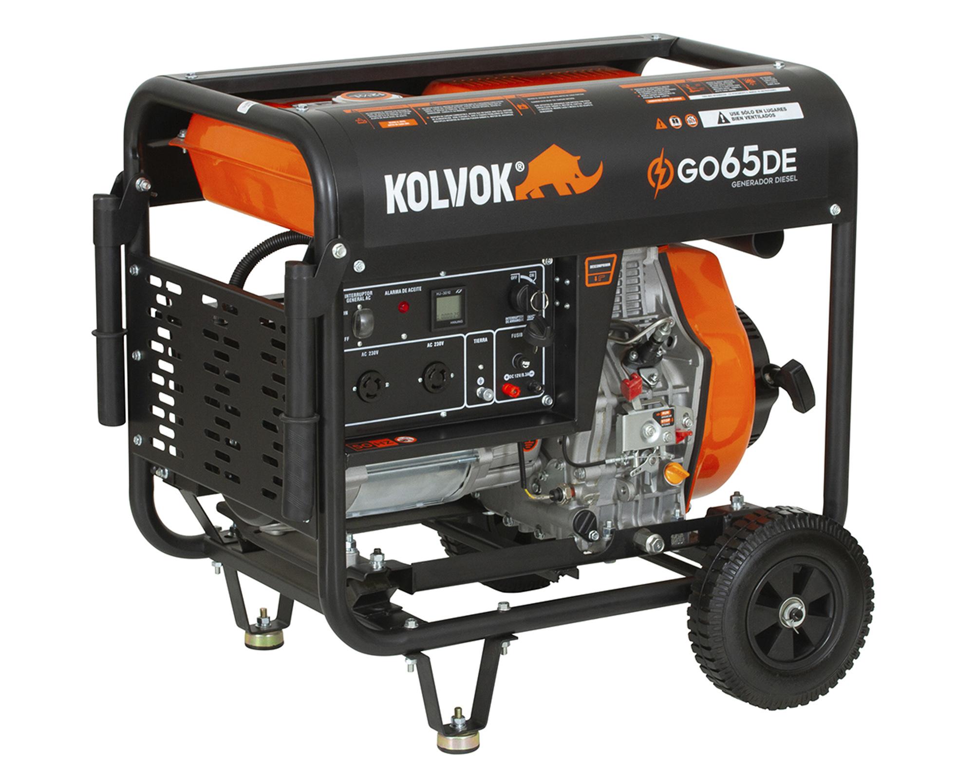 Generador eléctrico diésel monofásico GO65DE 6.5 KVA-2