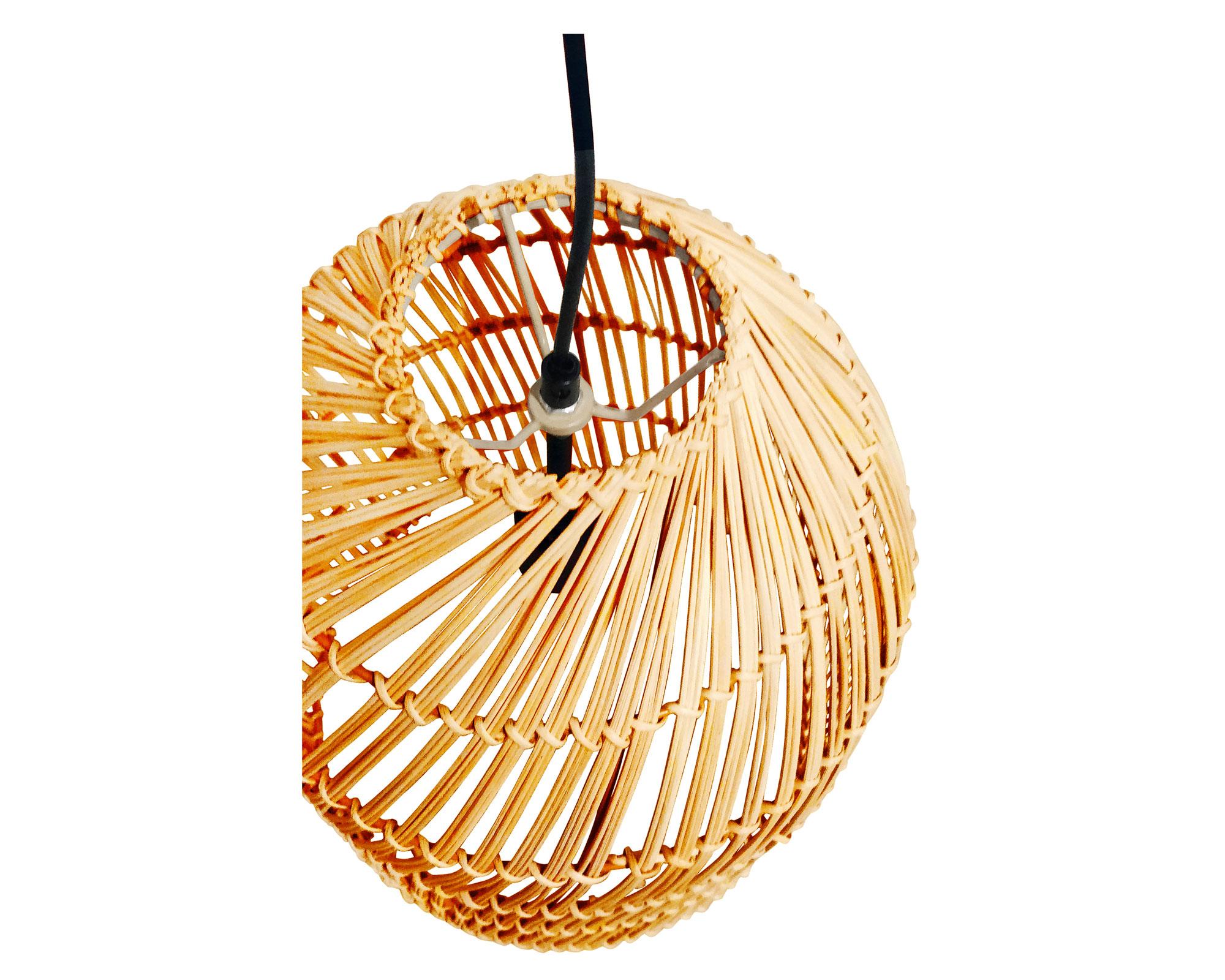 Lámpara colgar 1L E27 Maple Yakarta Abitare-1