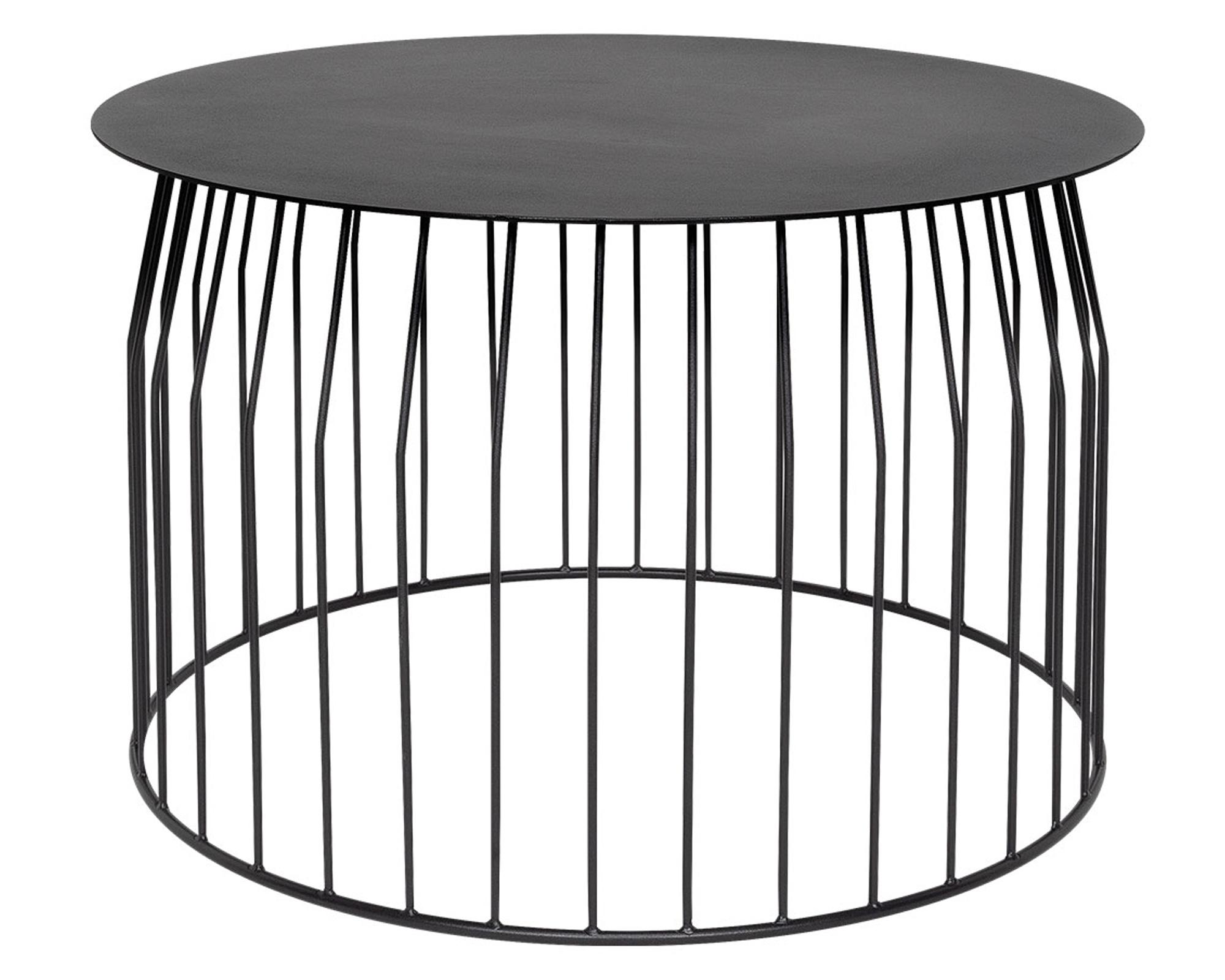 Mesa centro 60 cm Wire negro Form Design-0