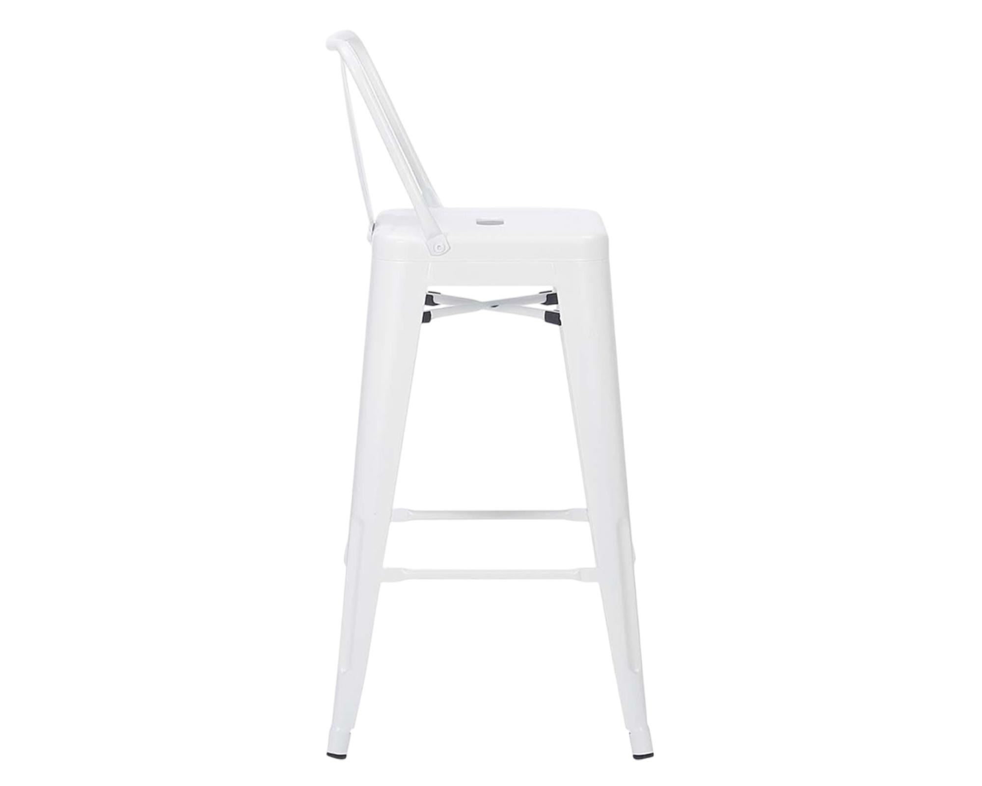 Taburete 67 asiento metal con respaldo Tolix blanco Form Design-3