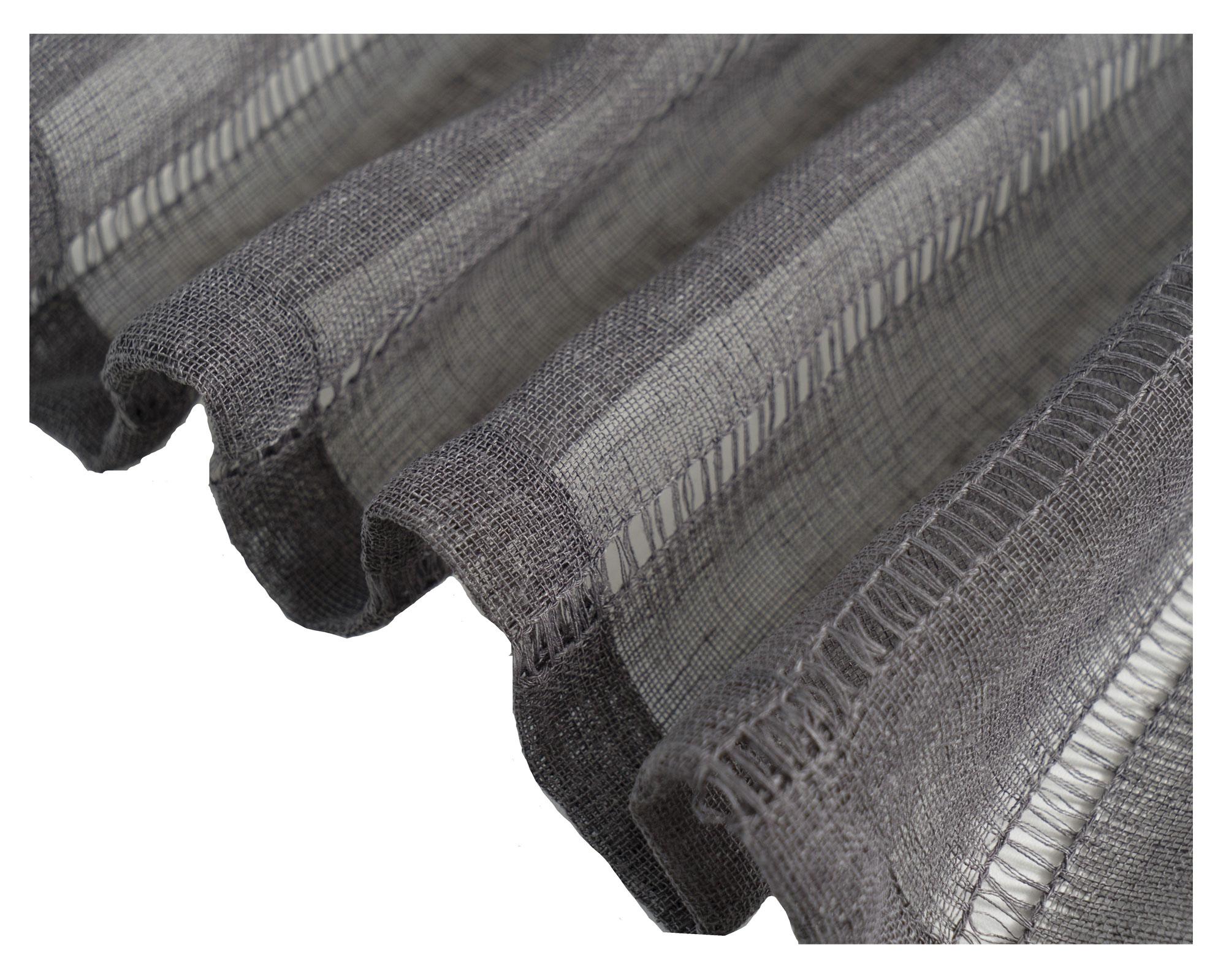 Cortina velo 140x230 cm gris Cotidiana-3