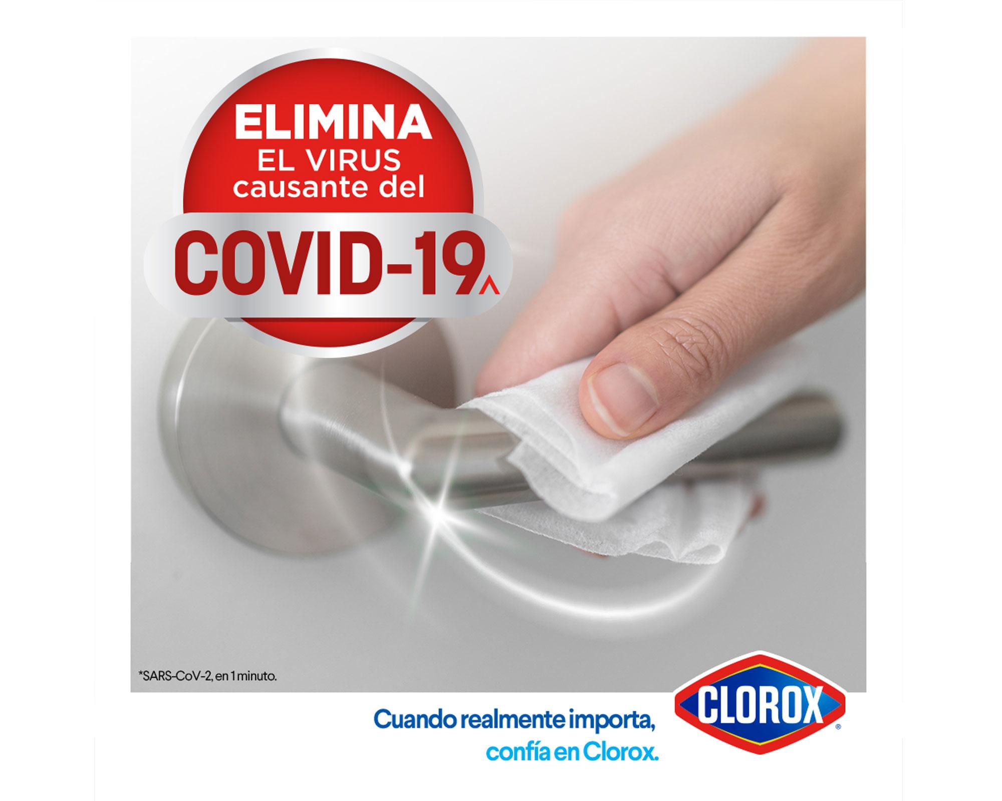 Toallas desinfectantes Fresh canister 30 unidades Clorox-3
