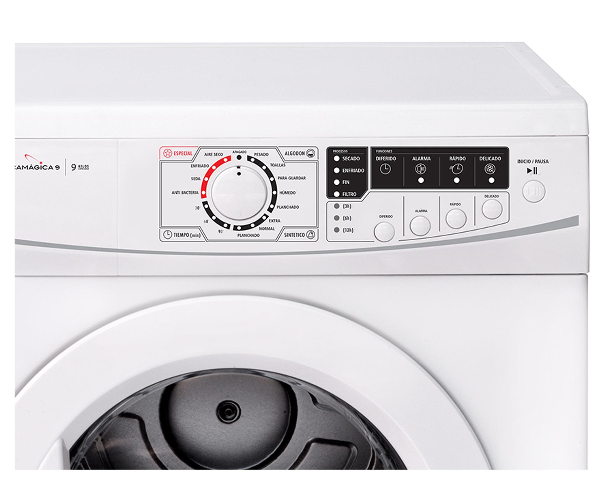 Secadora 9 kg SR-9 blanco Sindelen-1