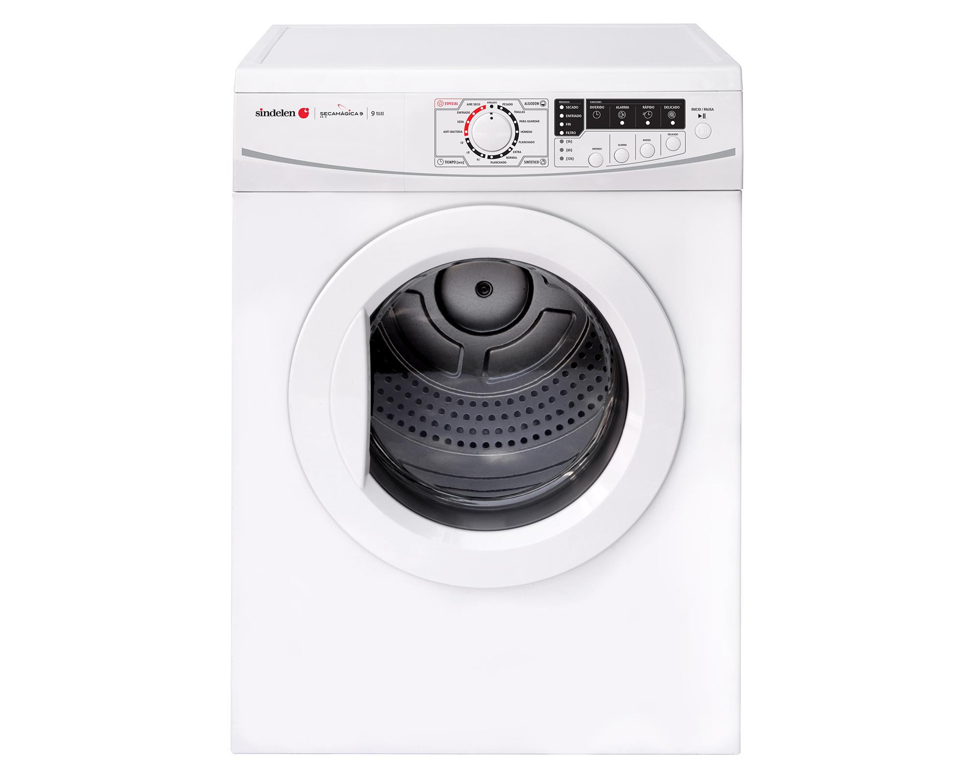 Secadora 9 kg SR-9 blanco Sindelen-0