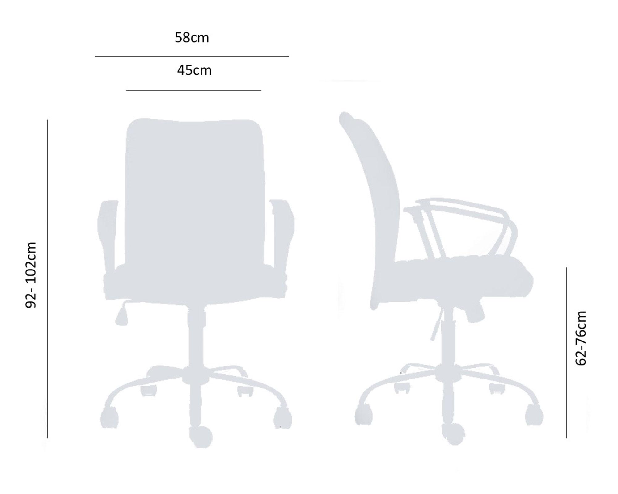 Silla de escritorio Clark negro One Sit-4